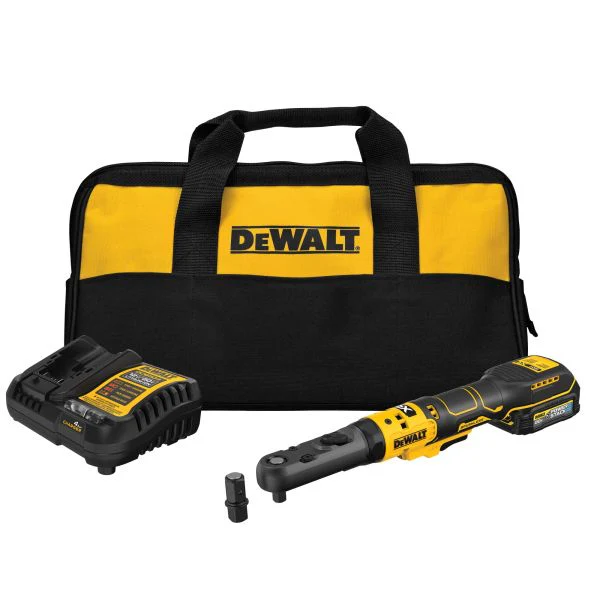 DEWALT 20V MAX* XR Brushless Cordless 3/8" & 1/2" Sealed Head Ratchet With  DEWALT POWERSTACK™