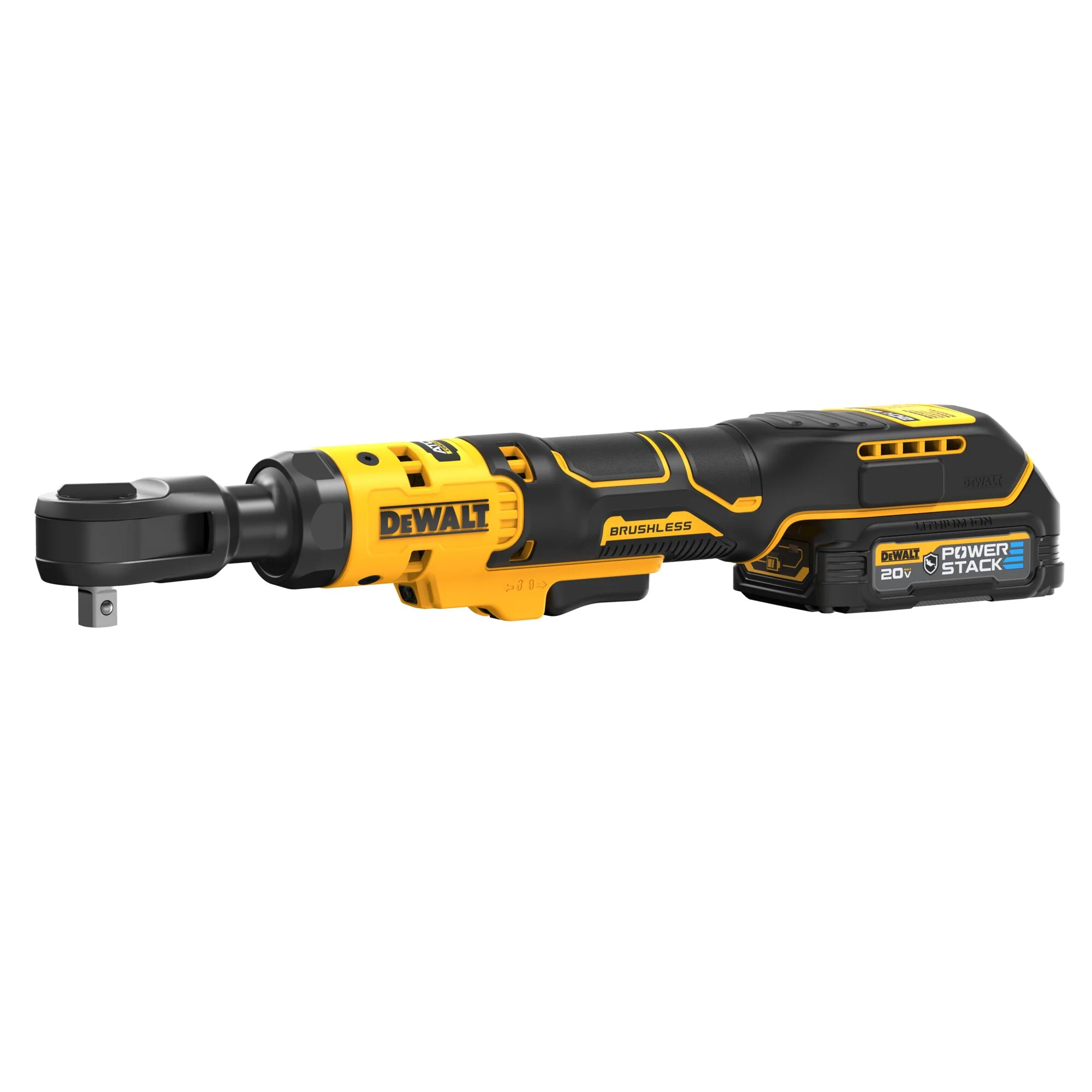 DEWALT 20V MAX* 3/8" Ratchet With DEWALT POWERSTACK™