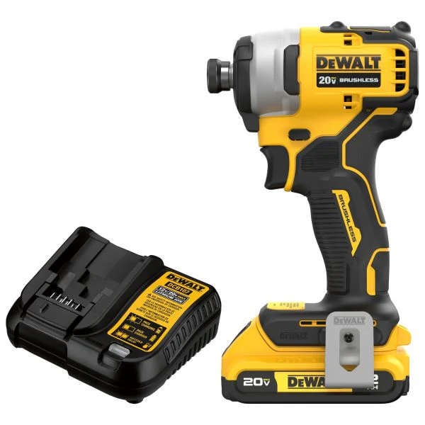 DEWALT ATOMIC™ 20V MAX* Brushless Cordless 1/4 in. Compact Impact Driver Kit