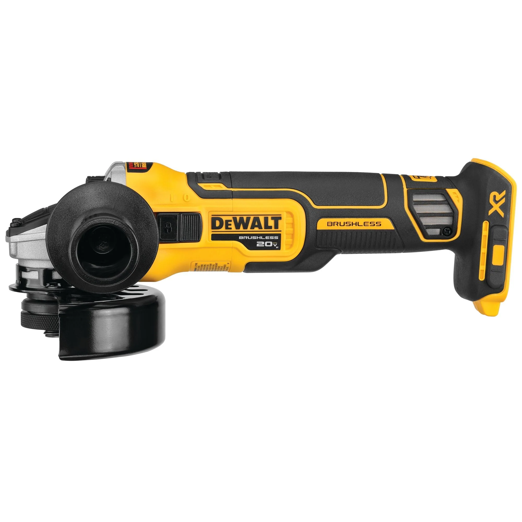 DEWALT 20V MAX* XR 4.5 in. Slide Switch Small Angle Grinder with KICKBACK BREAK (Tool Only)