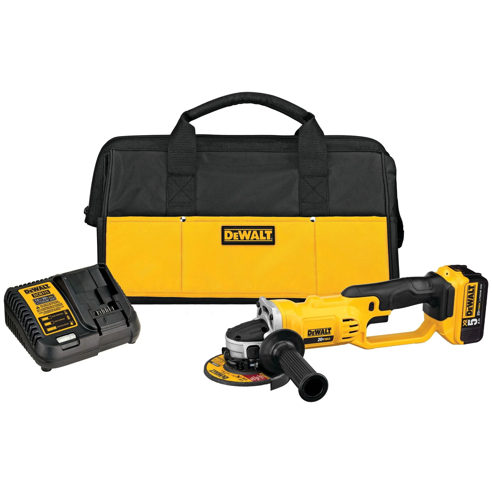 DEWALT 20V Max Lithium Ion Grinder Tool Kit (1-Battery)