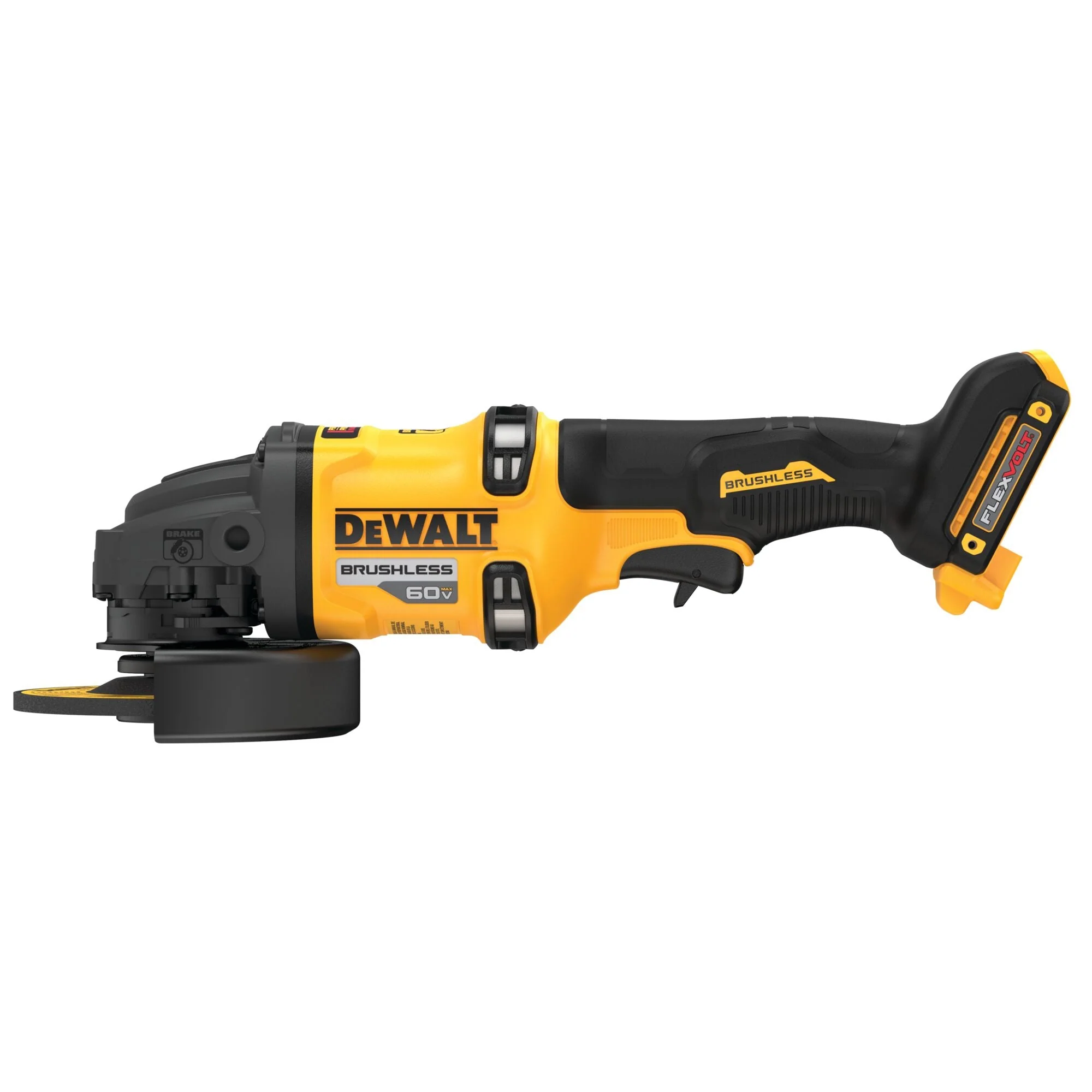 DEWALT Flexvolt 60V Max Brushless 4-1/2 In. - 6 In. Cordless Grinder With Kickback Brake (Tool Only)