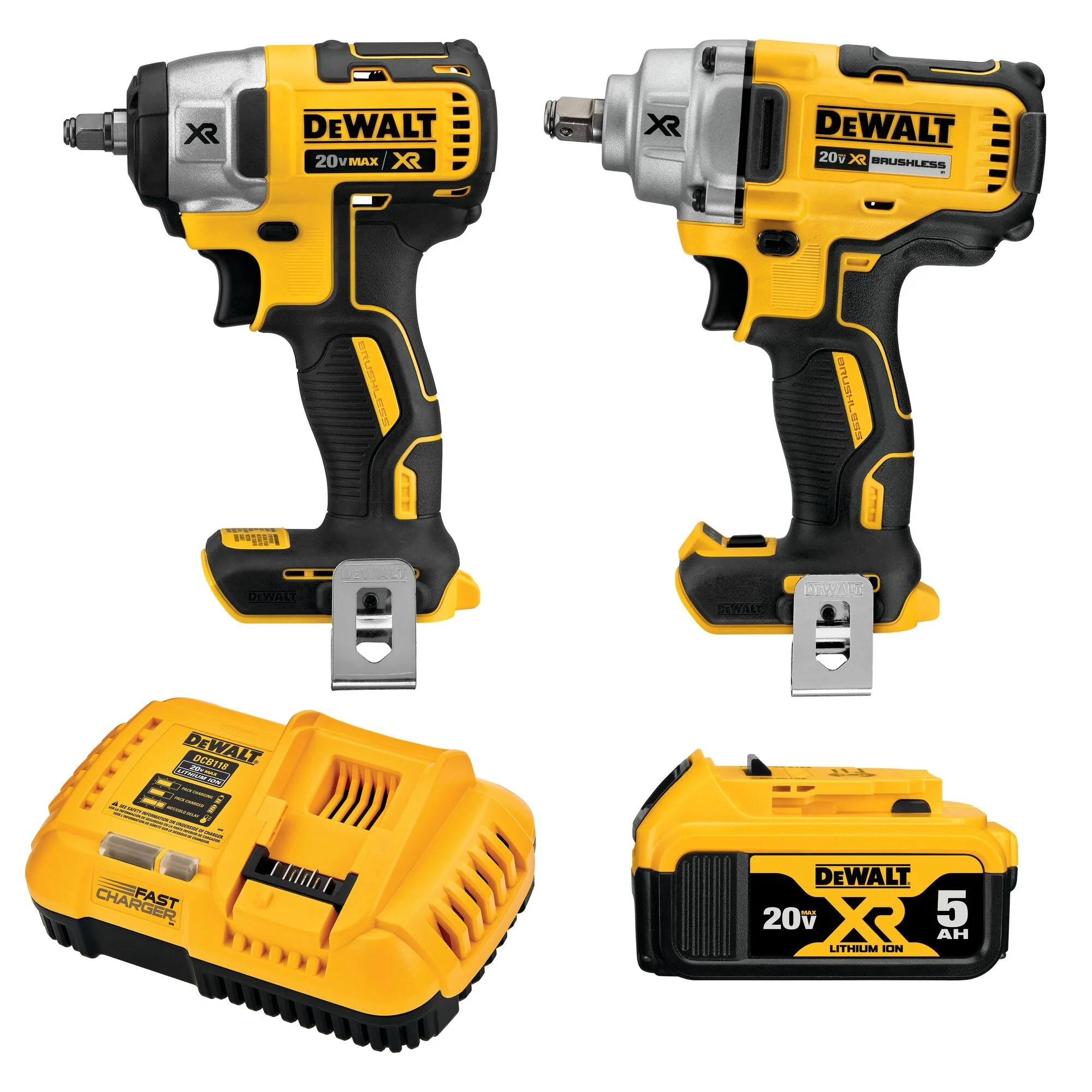 20V Max* Xr(R) Brushless Cordless 2-Tool Impact Wrench Kit