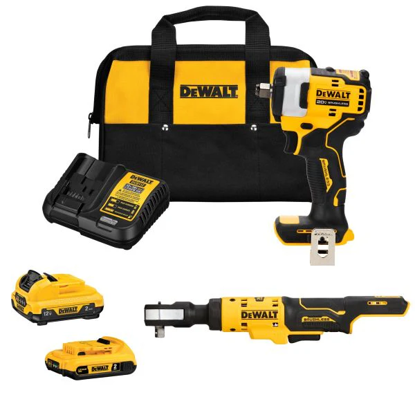 DEWALT 12V MAX*/20V MAX* Brushless 2-Tool Combo Kit (Auto Kit)
