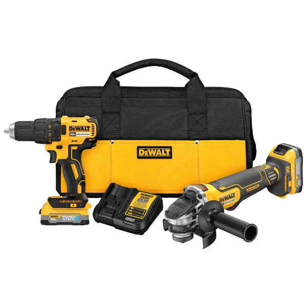 DEWALT 20V MAX* Brushless Drill And Grinder Kit