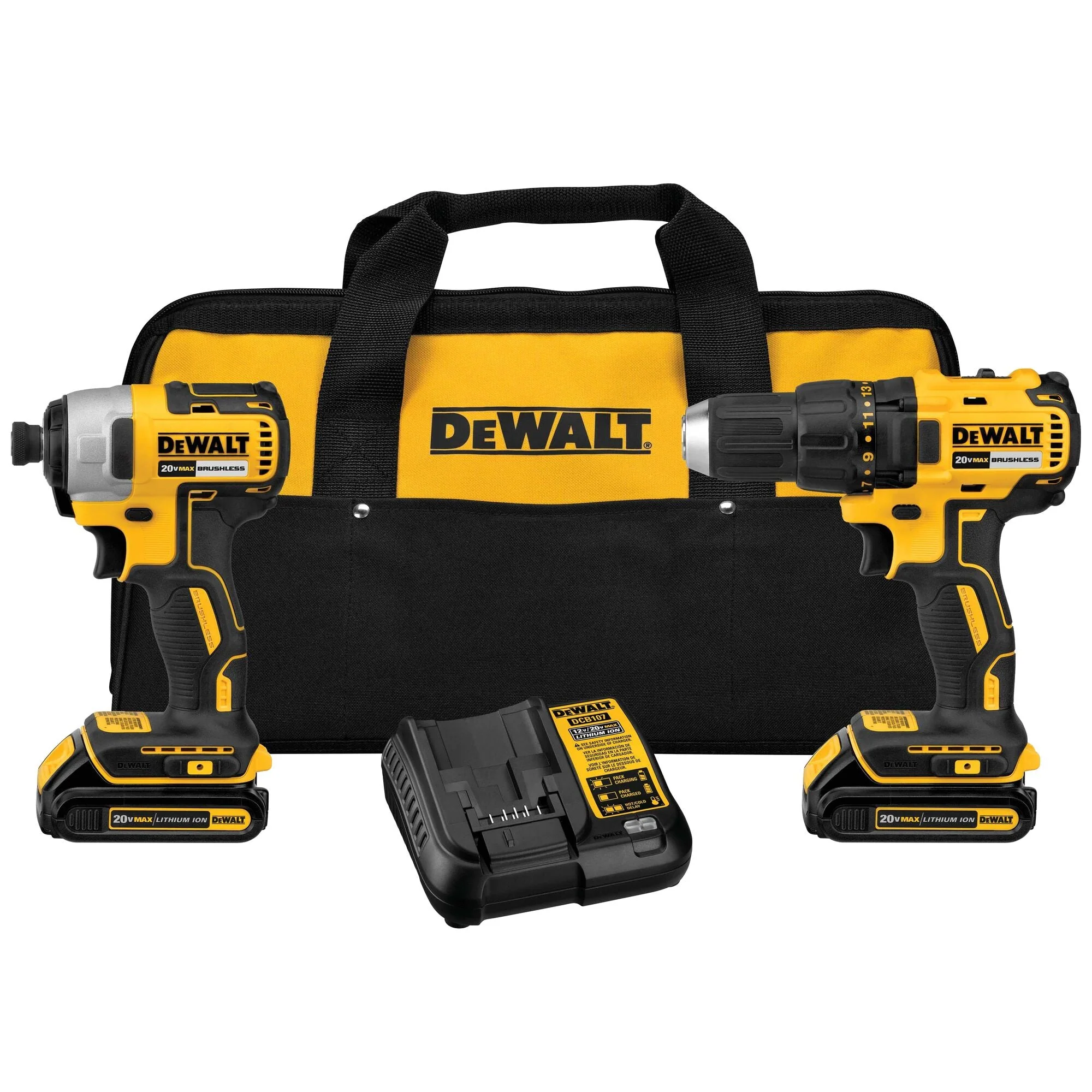 20V Max* Compact Brushless Drill/Driver And Impact Kit