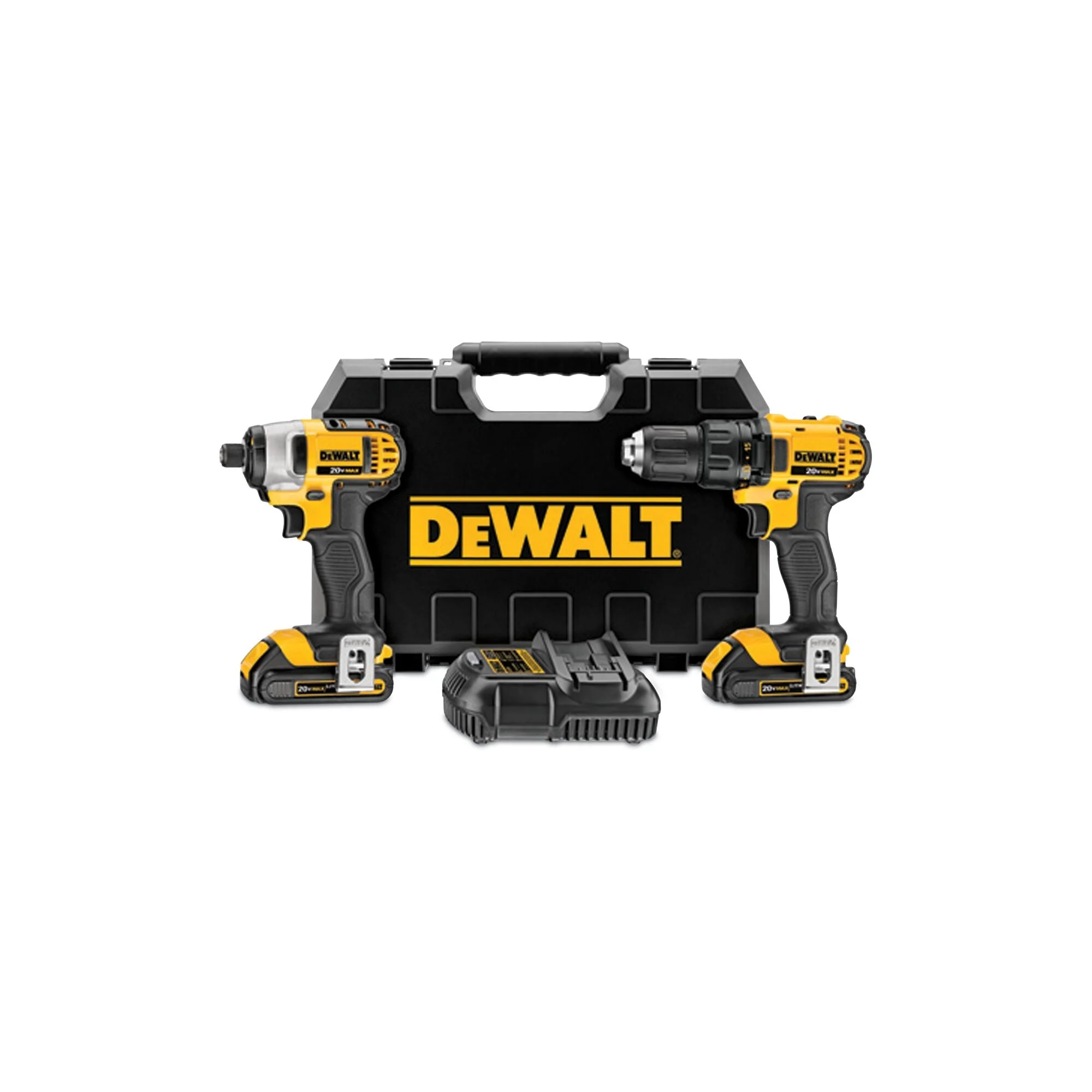 DEWALT 20V Max Impact Driver And Drill Combo Kit