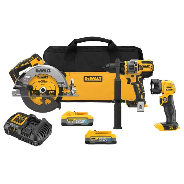 DEWALT 20V MAX* 3-Tool Combo Kit