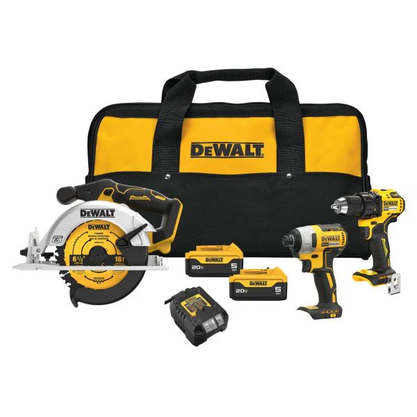 DEWALT 20V MAX* Brushless 3-Tool Combo Kit