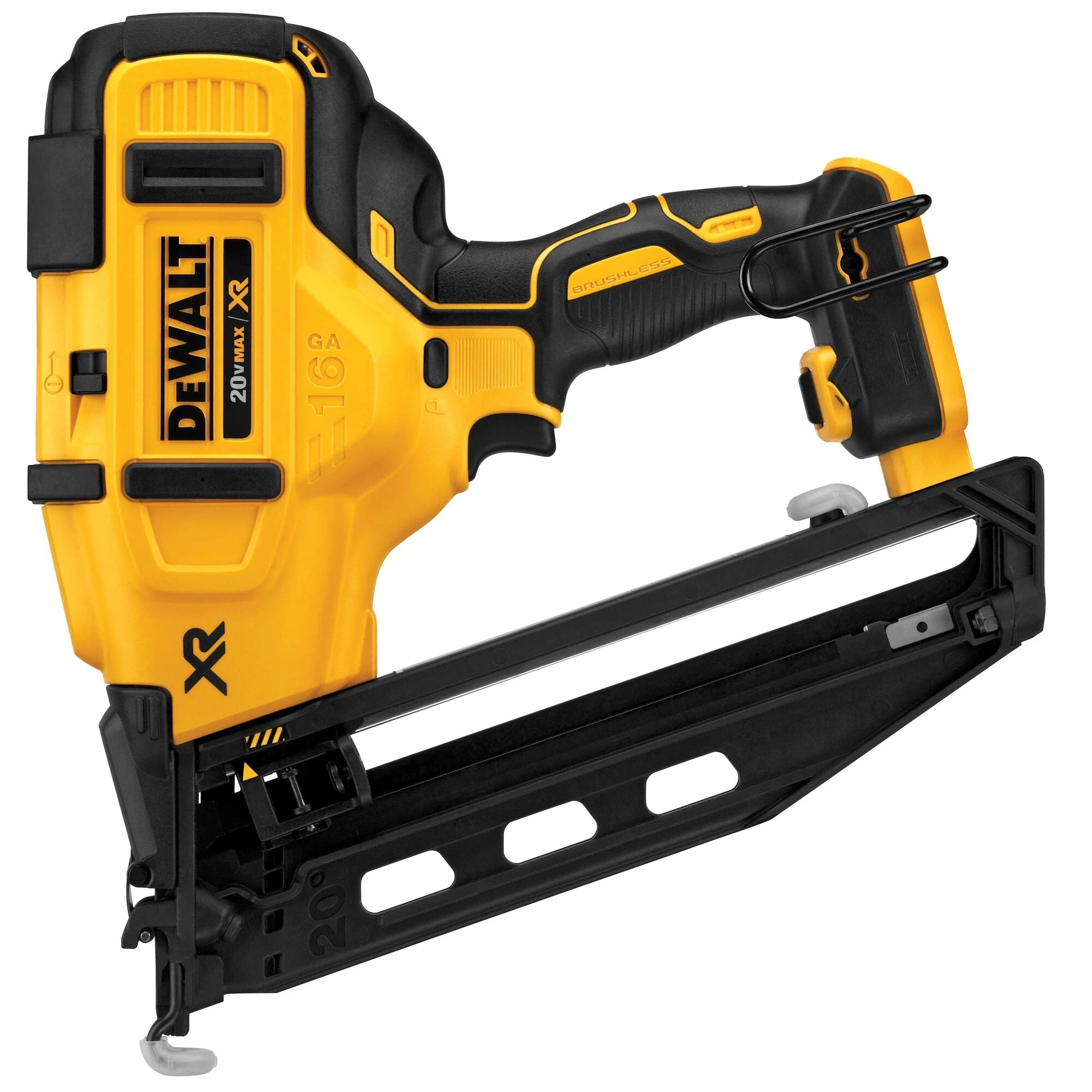 DEWALT 20V Max 16Ga Angled Finish Nailer Bare