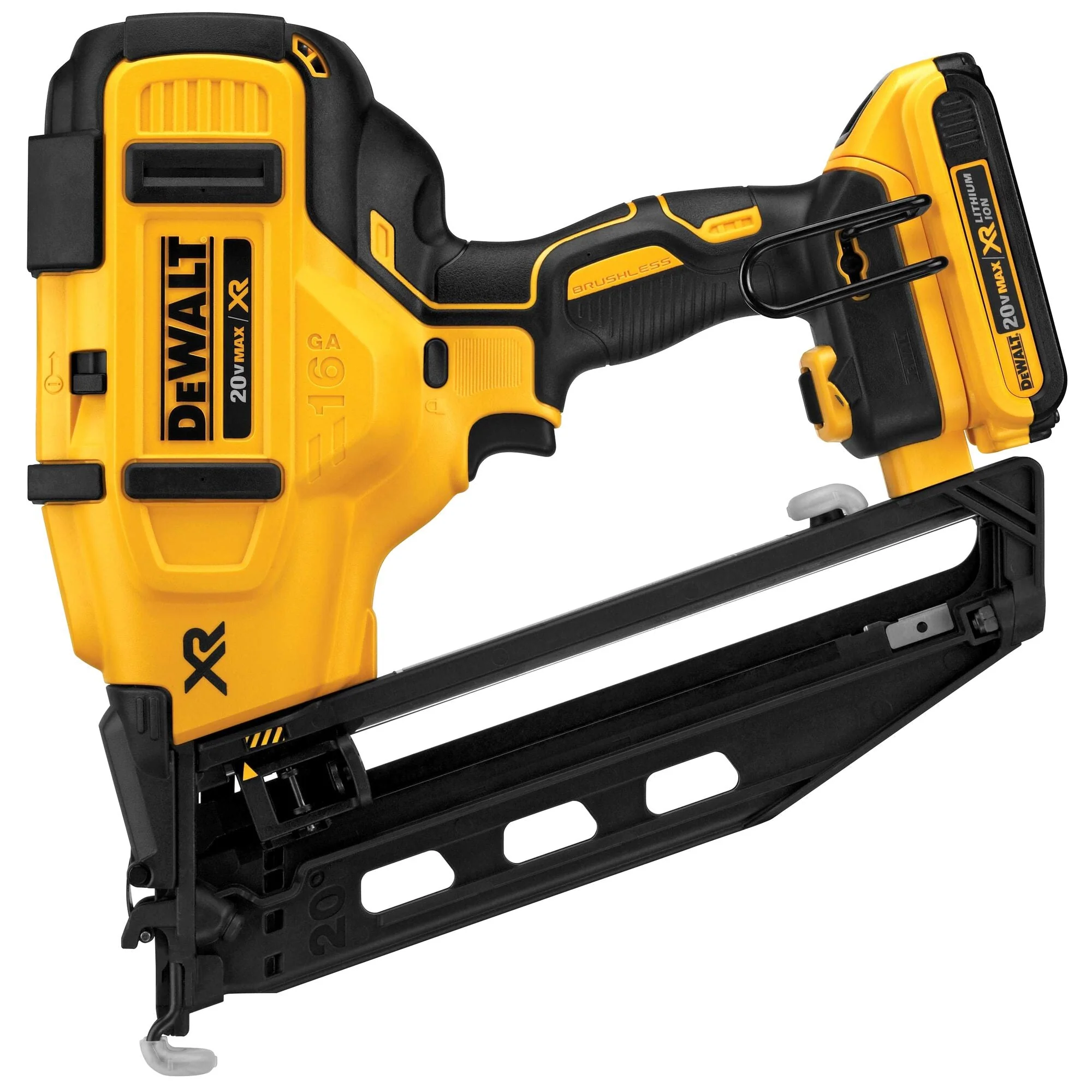 DEWALT 20V Max Xr 16 Ga Angled Finish Nailer - Kit