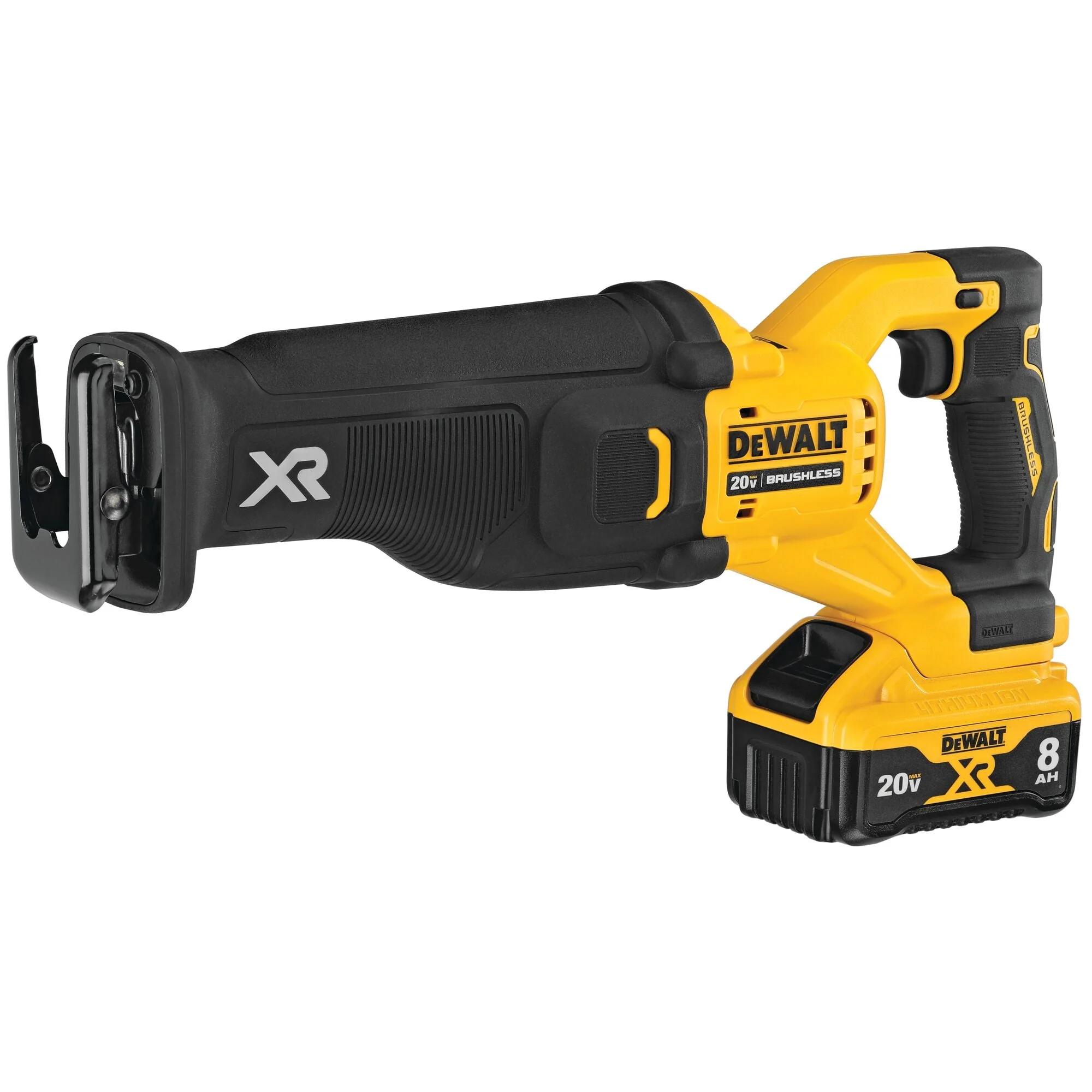 DEWALT 20V MAX* XR Brushless Cordless Reciprocating Saw with POWER DETECT Tool Technology Kit