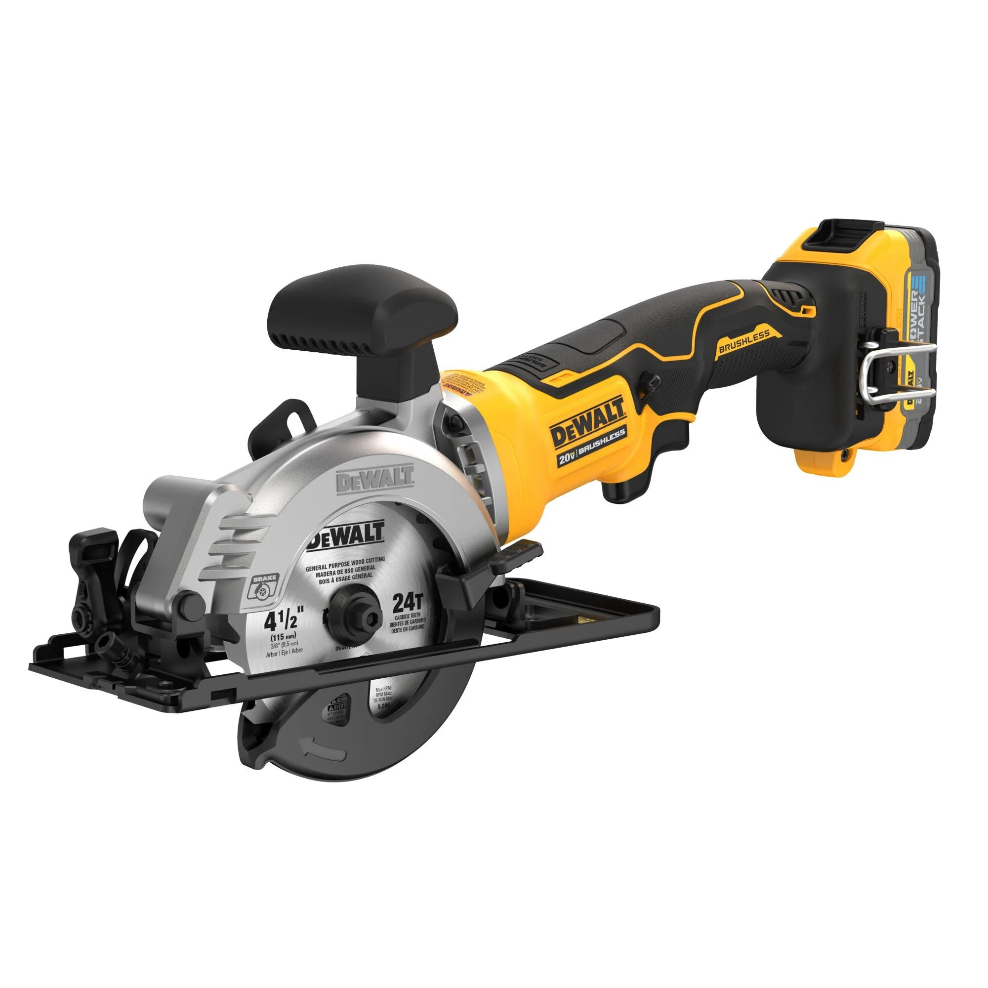 DEWALT 20V MAX* 4 1/2 Inch Circ Saw Kit