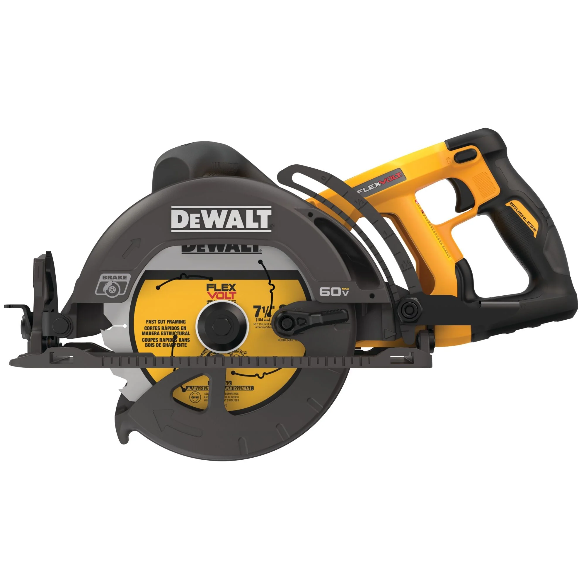 DEWALT Flexvolt 60V Max Circular Saw For Framing, 7-1/4-Inch, Tool Only