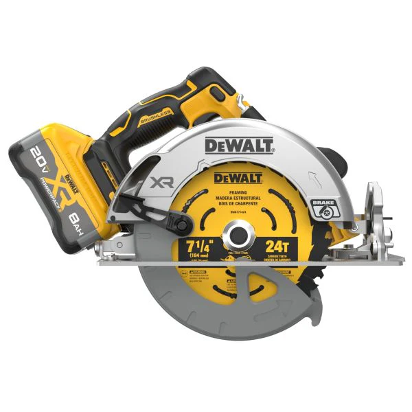 DEWALT 20V MAX* XR Brushless Cordless 7-1/4 in. Circular Saw Kit with XR POWERPACK™