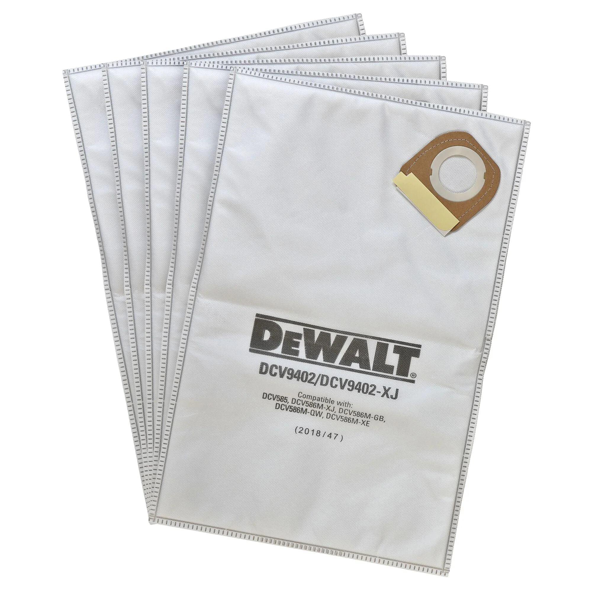 Disposable Fleece Liner For Dcv585 Dust Extractor (5 Pk)