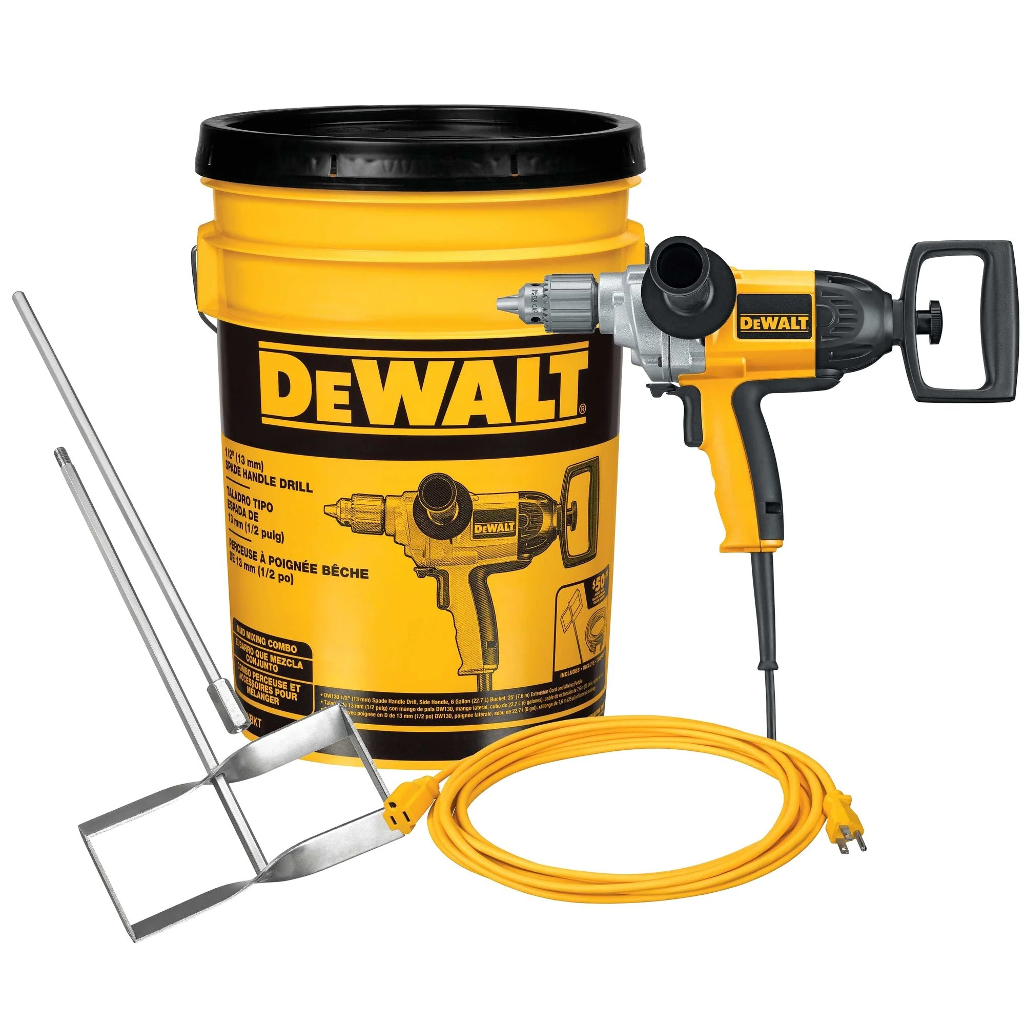 1/2in Spade Handle Drill Bucket Promo