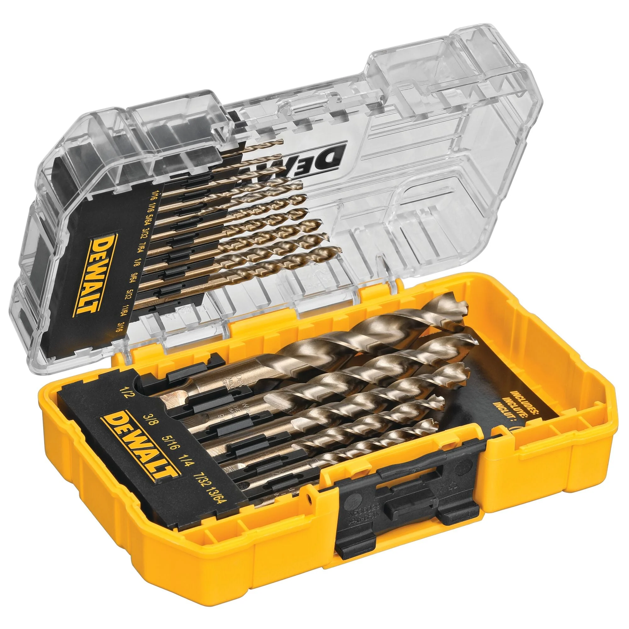DEWALT Dew-Drill Bit Set With Pilot Point, 16-Piece (Dw1956)