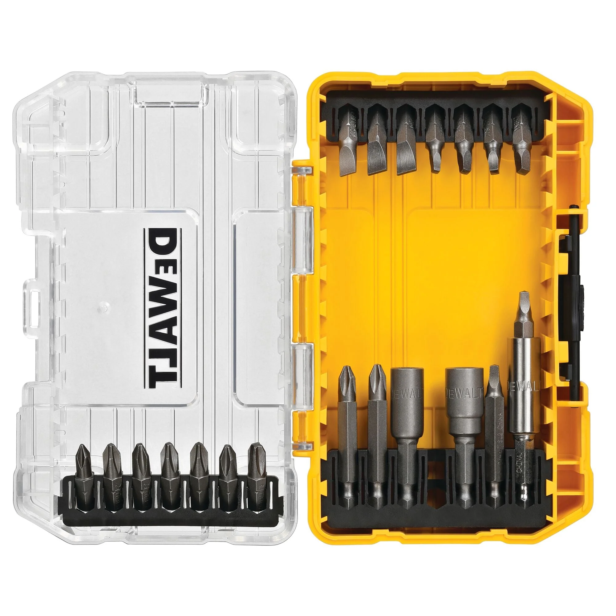 DEWALT 21-Piece Screwdriving And Nutdriving Set In Plastic Case