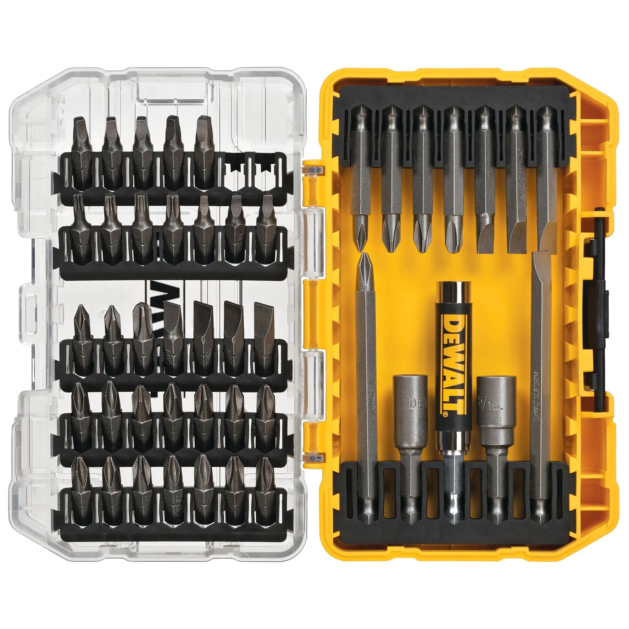 DEWALT Screwdriver Bit Set with ToughCase+, 45-Piece