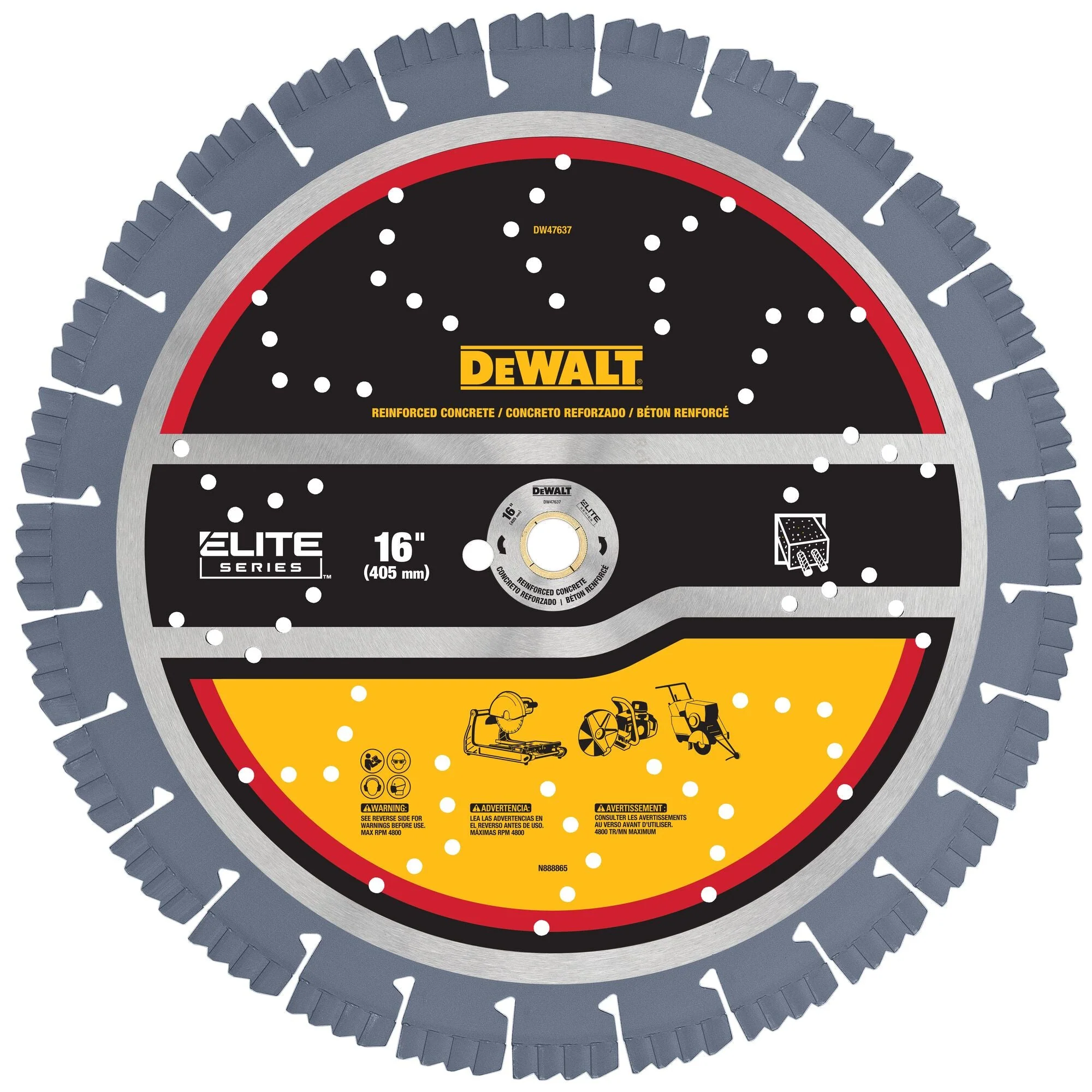 DEWALT 16In Segmented Xp7 Reinforced Concrete
