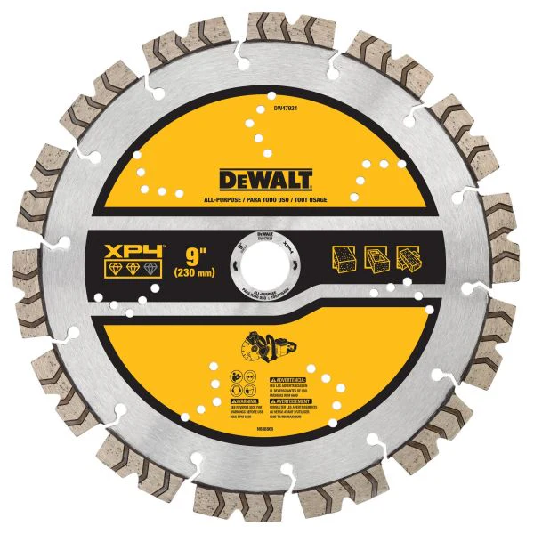 DEWALT Diamond Saw Blade, Concrete And Masonry Blade, Segmented, 9-Inch