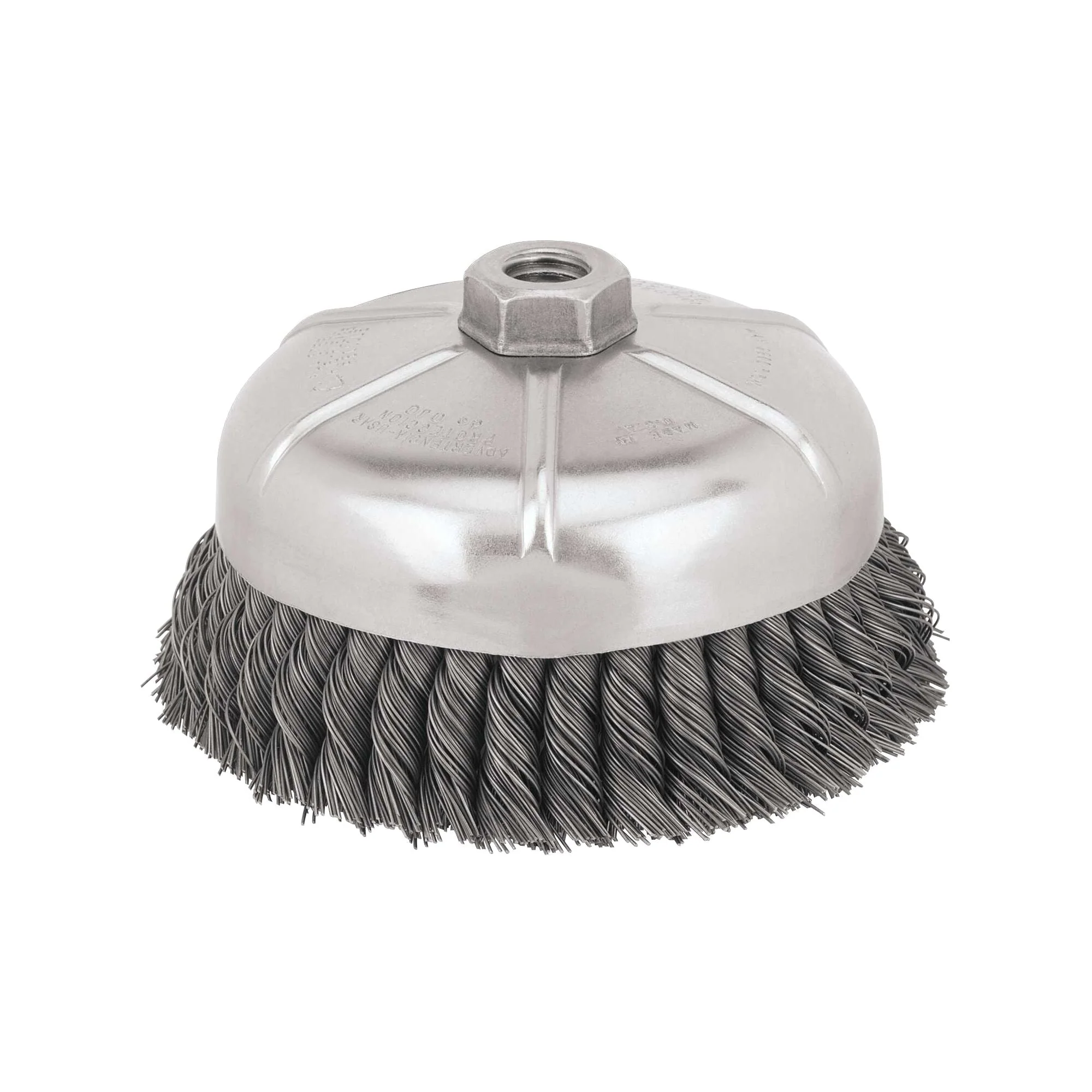 DEWALT 3" x 5/8"-11 HP .014 Carbon Crimp Wire Cup Brush