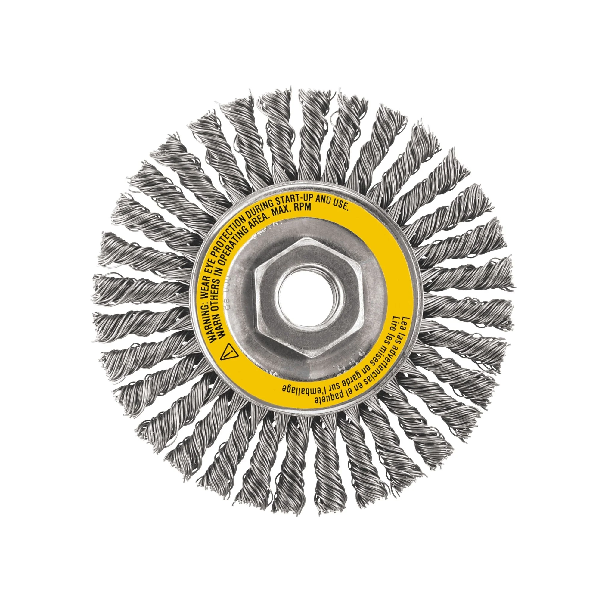 DEWALT 5-Inch By 5/8-Inch-11 Hp .020 Carbon Stringer Wire Wheel