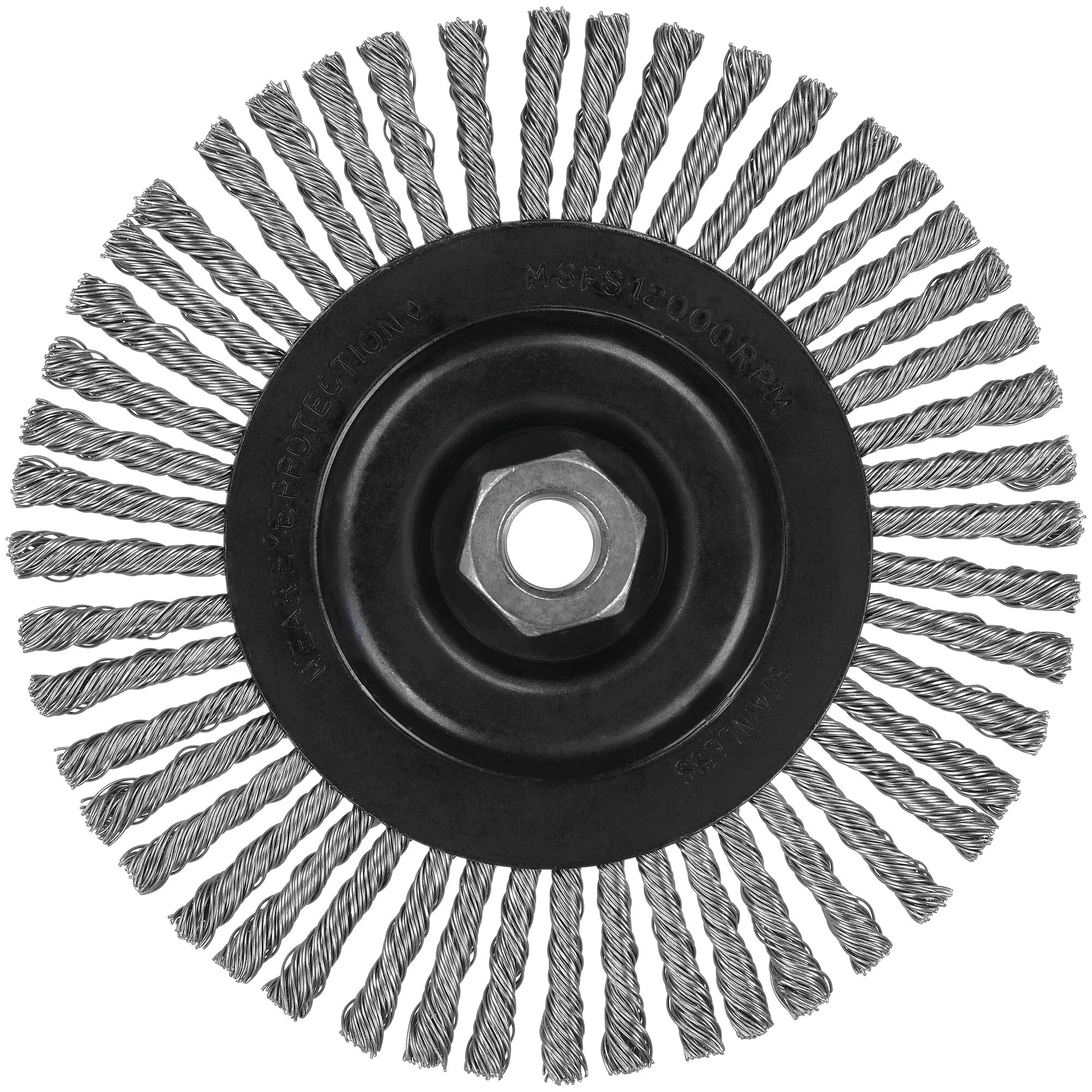6-1/2" x 5/8"-11 XP .020 Stainless Stringer Wire Wheel