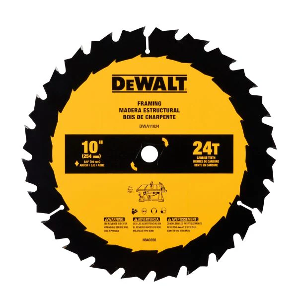 10 in. 24T General Purpose Saw Blade