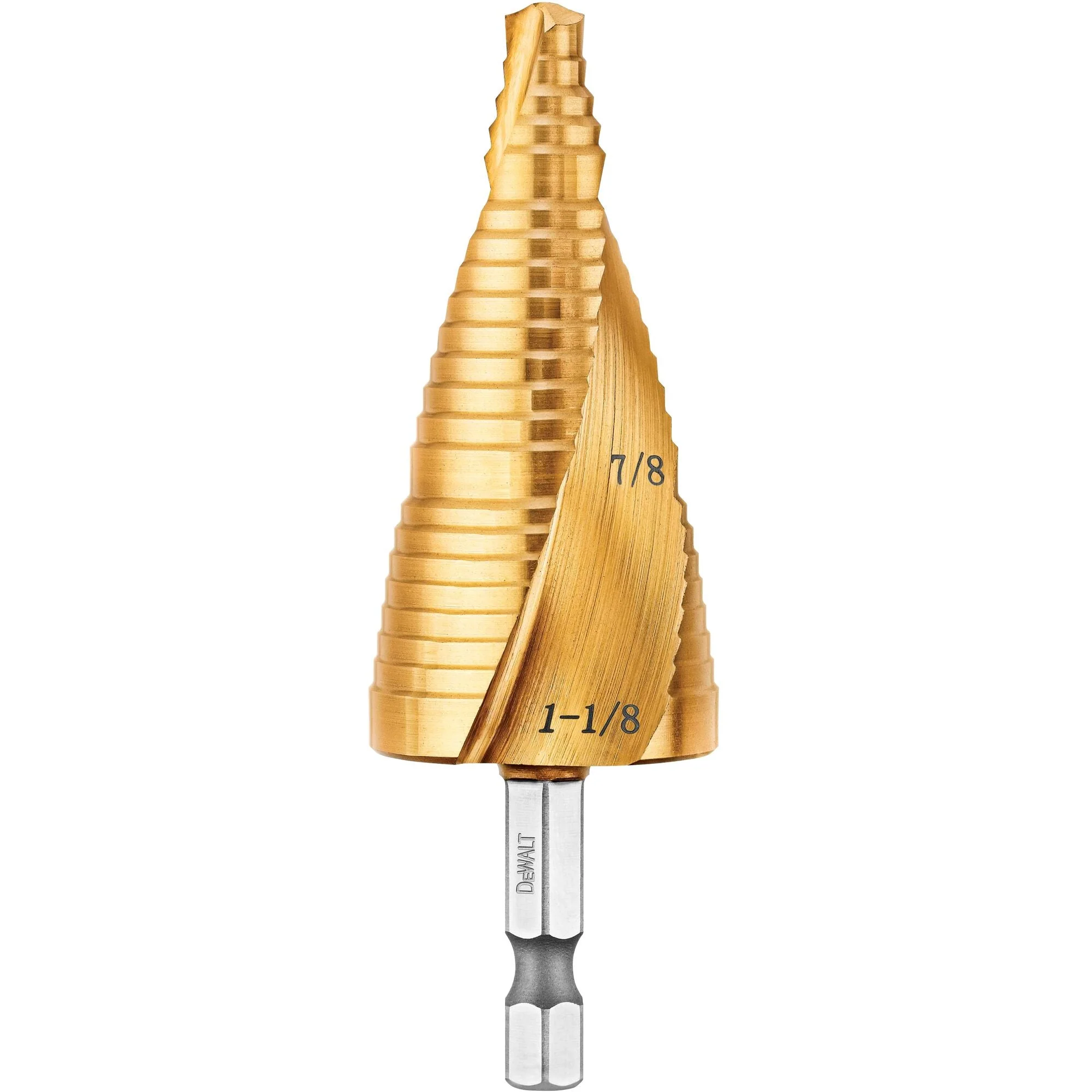 DEWALT Step Drill Bit Set, 7/8-Inch To 1-1/8-Inch