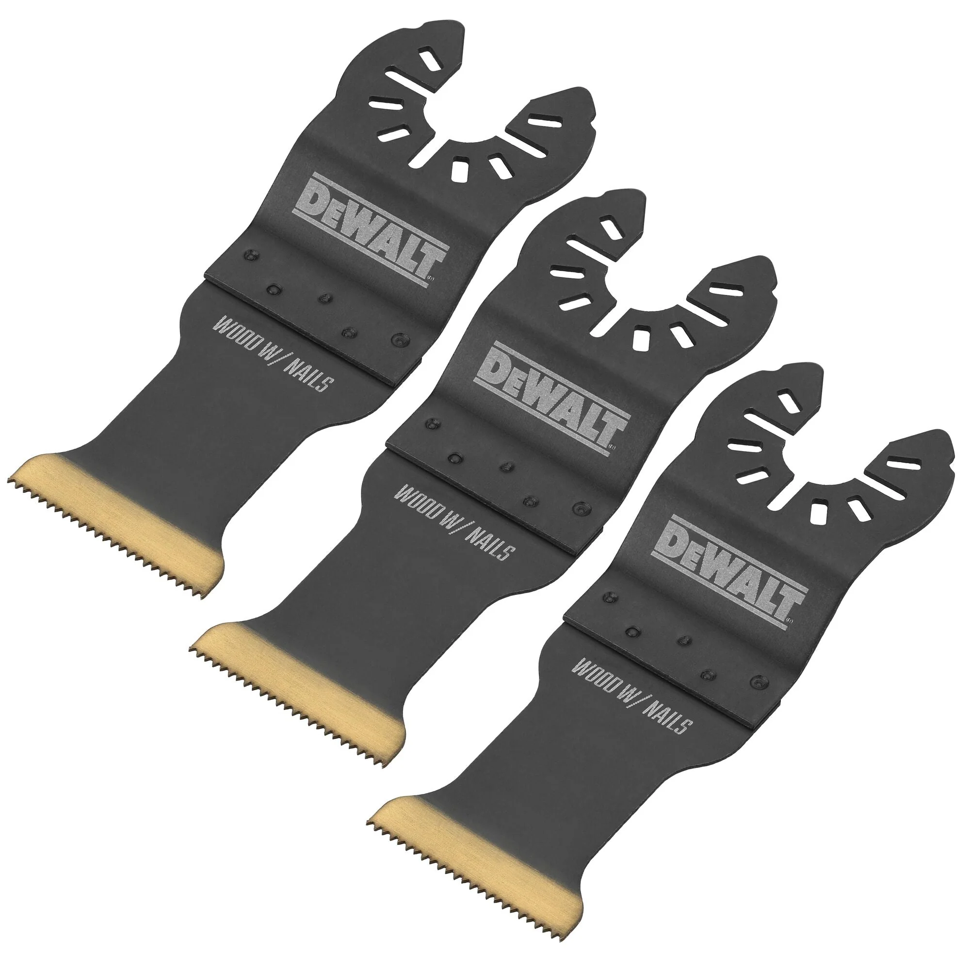 DEWALT 1-1/4 In Carbide Oscillating Tool Blade For Wood & Metal Cutting (3 Pack)