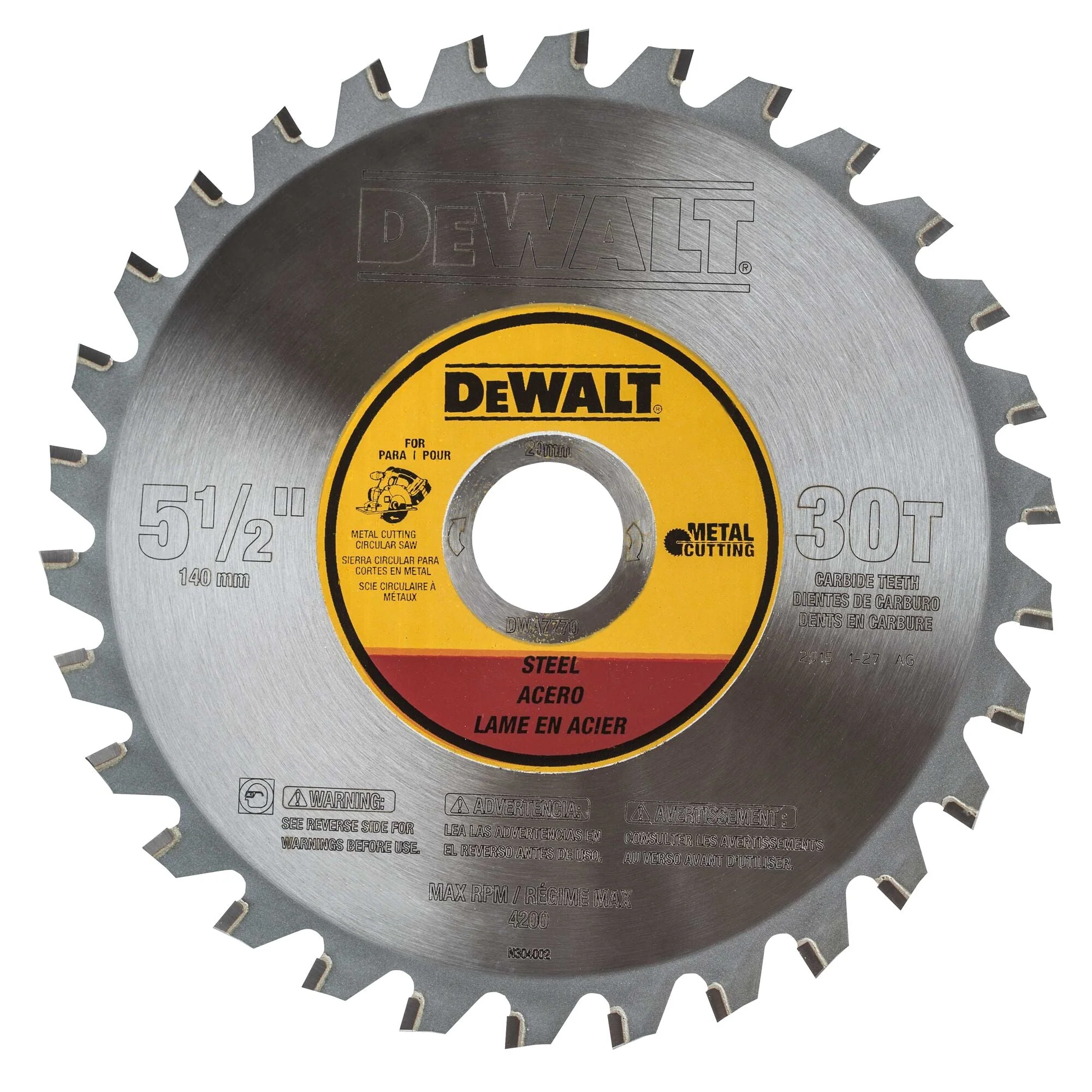 DEWALT 5-1/2-Inch Metal Cutting Blade