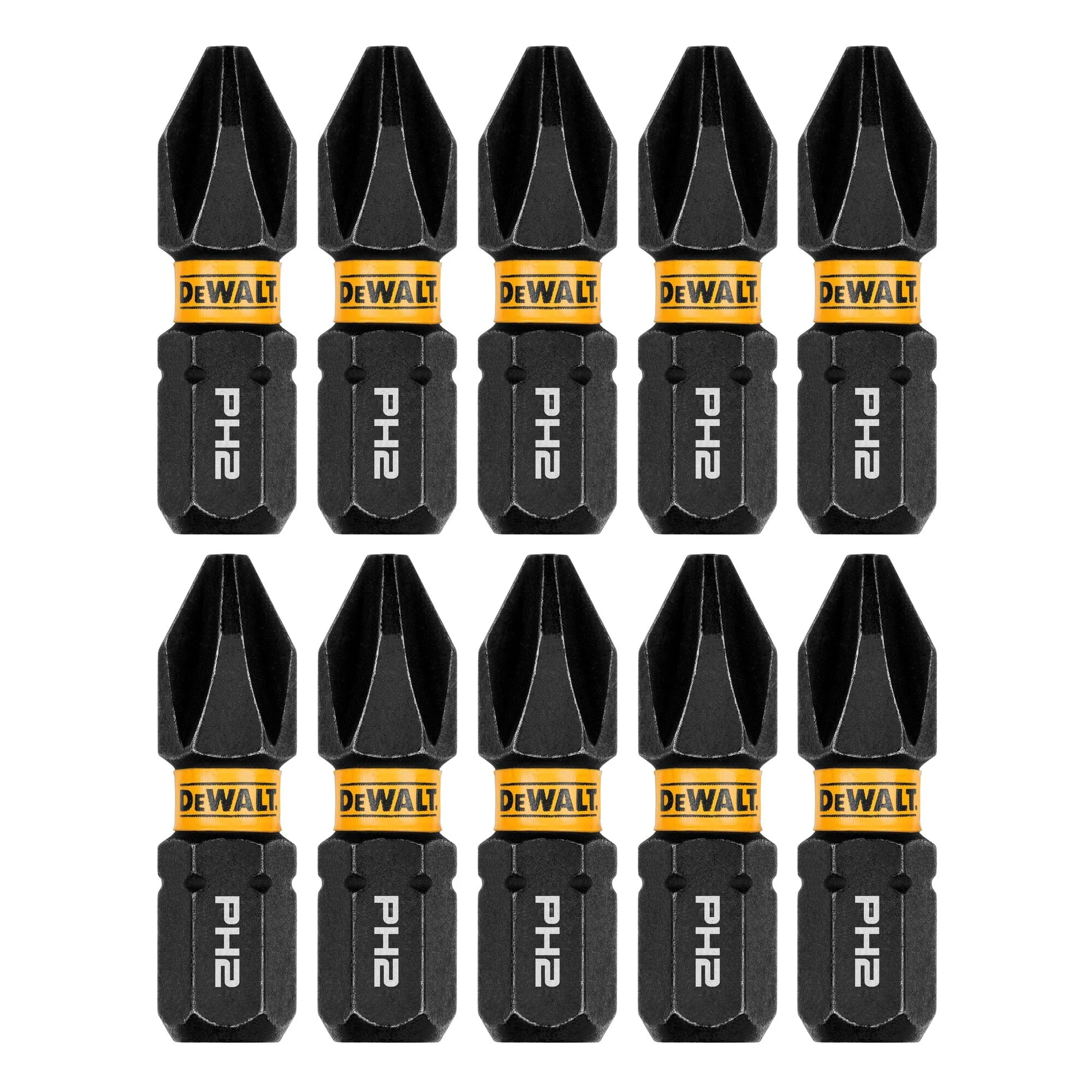 DEWALT 1In Phillips #2 FlexTorq™ 10Pk
