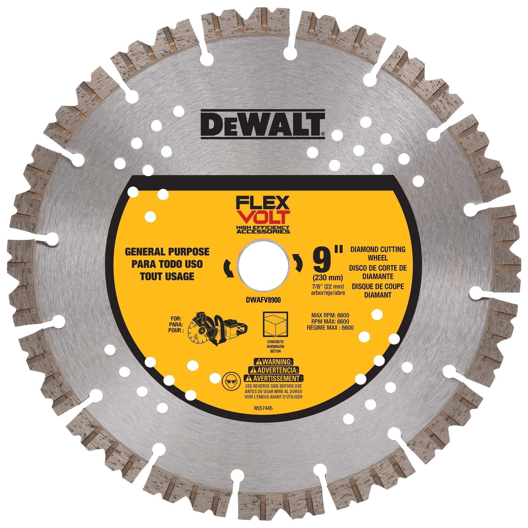 DEWALT Flexvolt Diamond Cutting Wheel