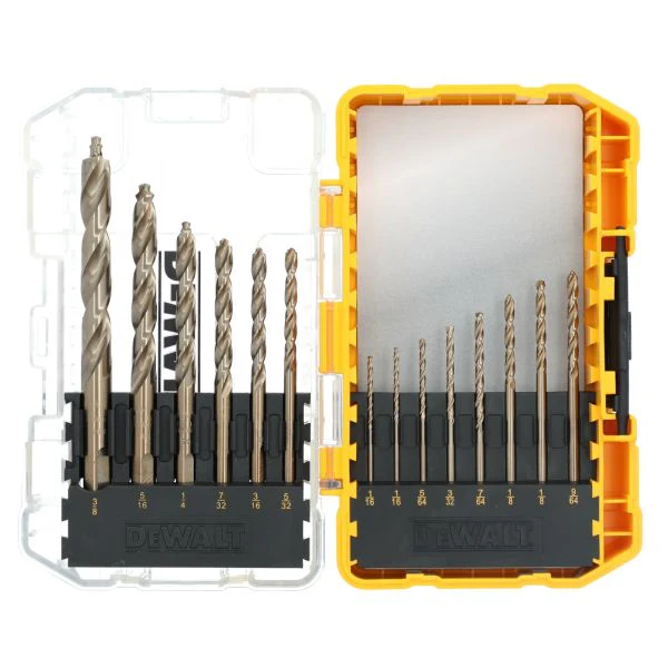 DEWALT 14 pc ELITE SERIES™ Cobalt Drill Bit Set
