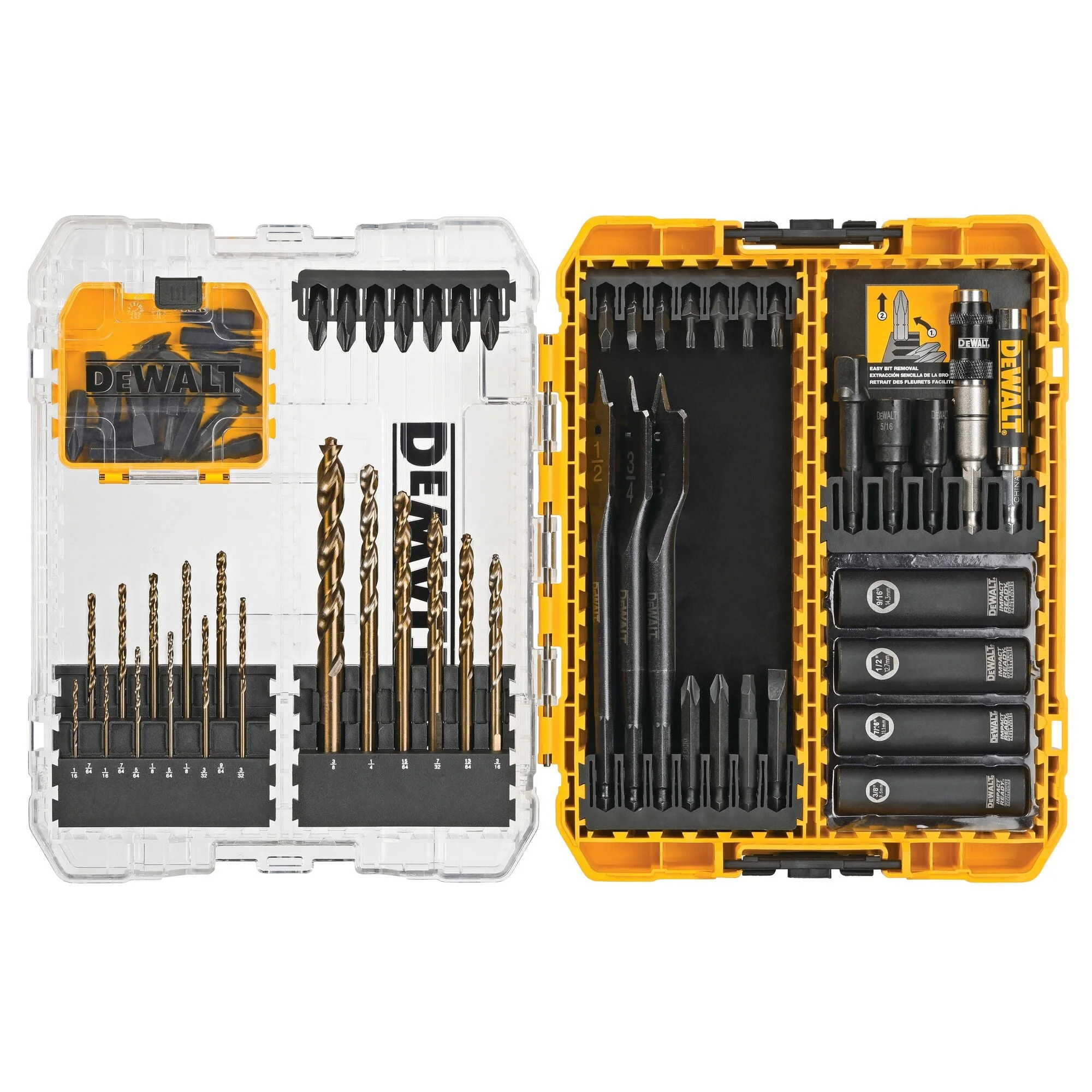 DEWALT 65 Pc. Mac Contractor Set, Yellow