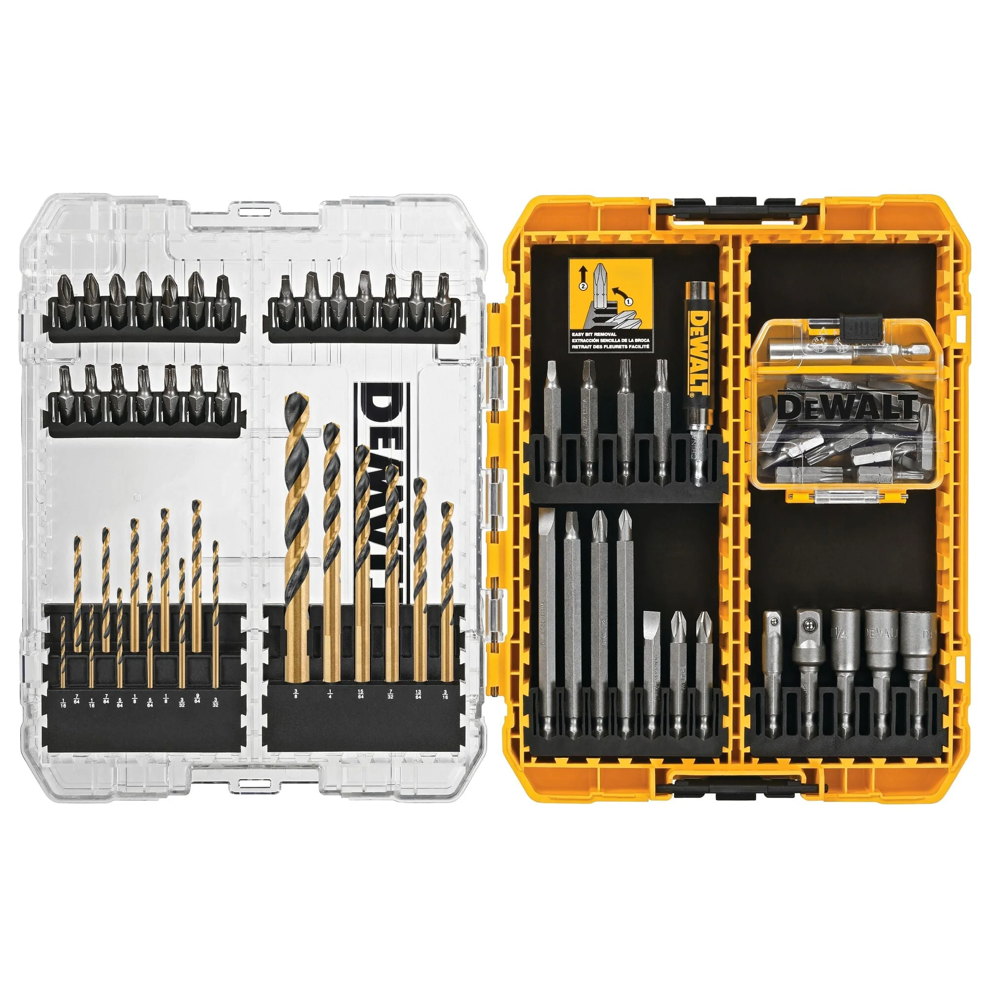 DEWALT Drill Bit Set / Screwdriver Set, 80-Piece