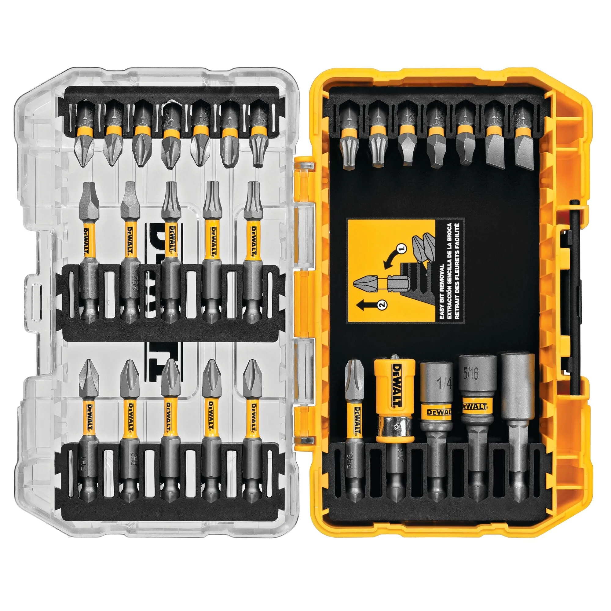 DEWALT MaxFit™ Screwdriving Bit Sets with ToughCase+ System