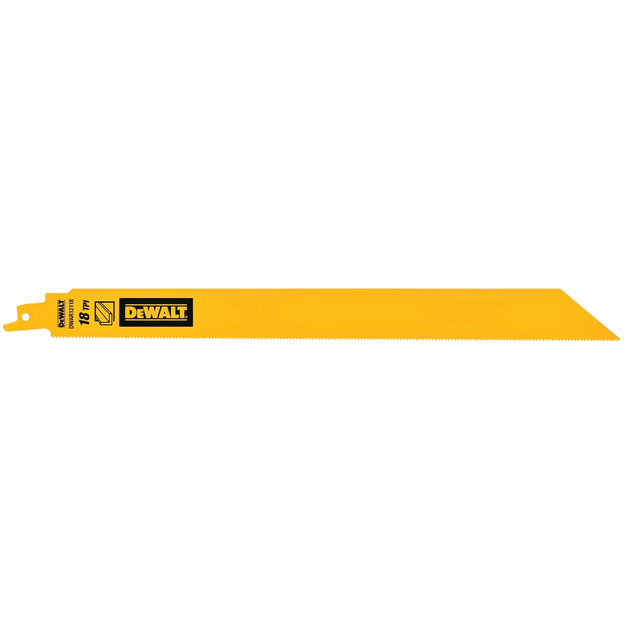 DEWALT 12IN 18TPI 1IN RECIP SAW BLD 5-CT
