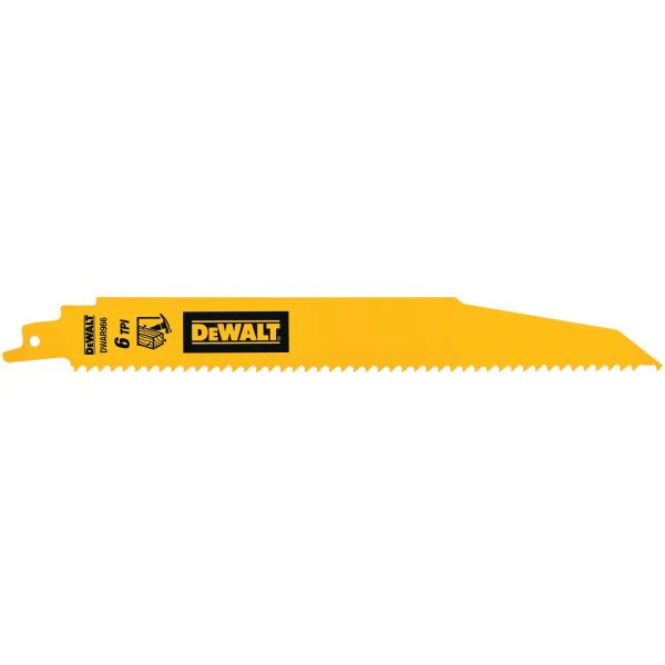 DEWALT 9in 6TPI Demo Reciprocating Blade 5-Ct