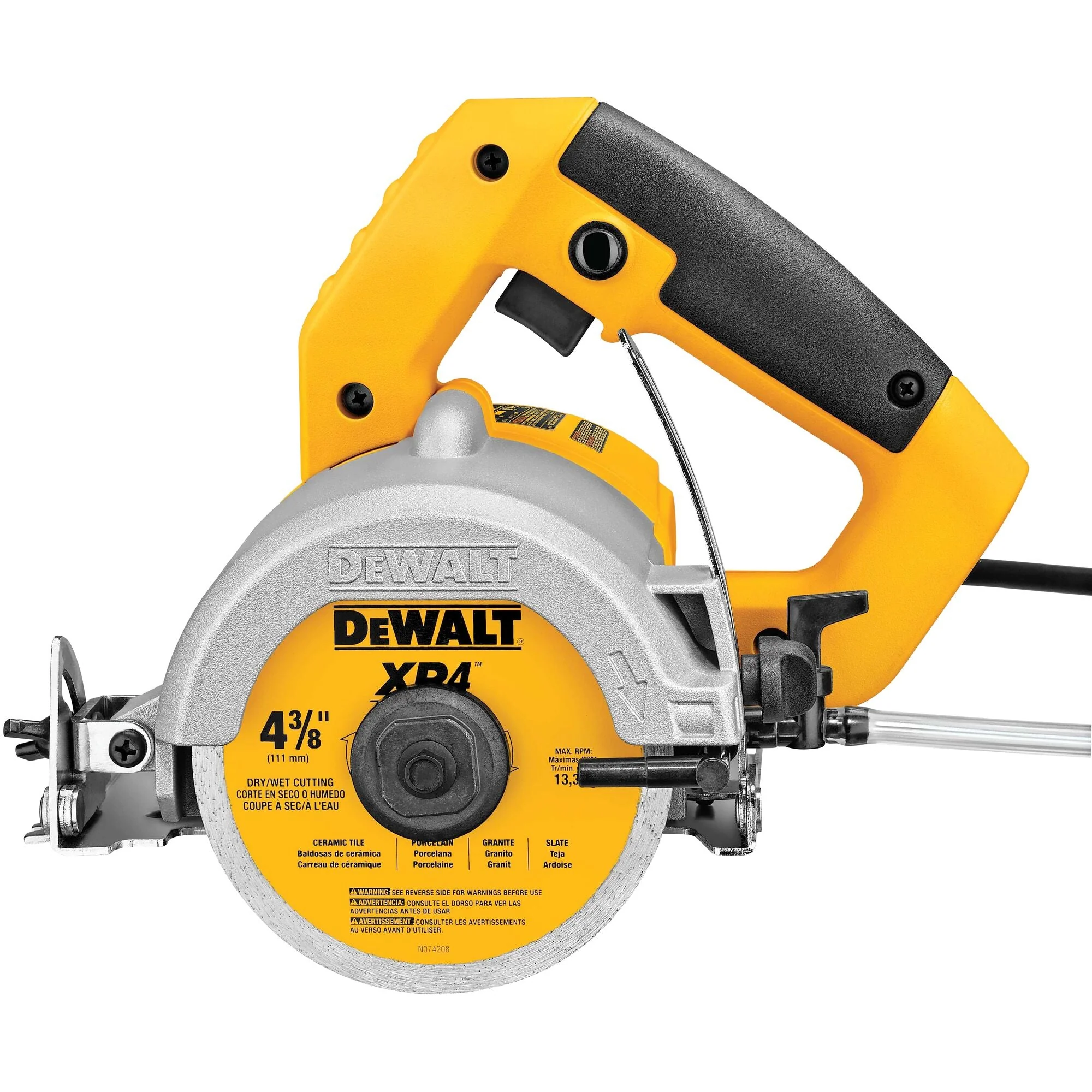 DEWALT Wet Tile Saw, Masonry, 4-3/8-Inch