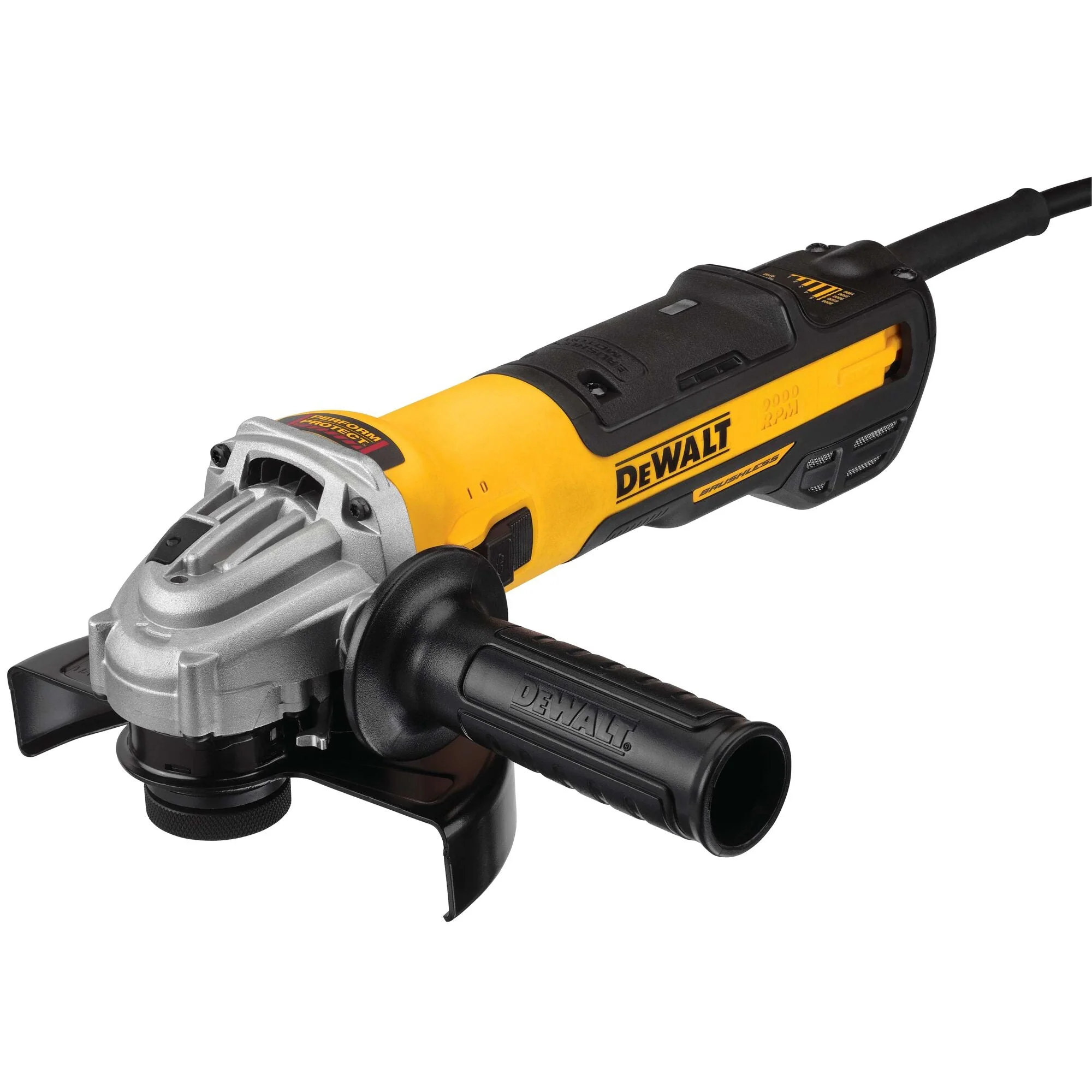 DEWALT Angle Grinder, 5 To 6-Inch, Variable Speed, Slide Switch