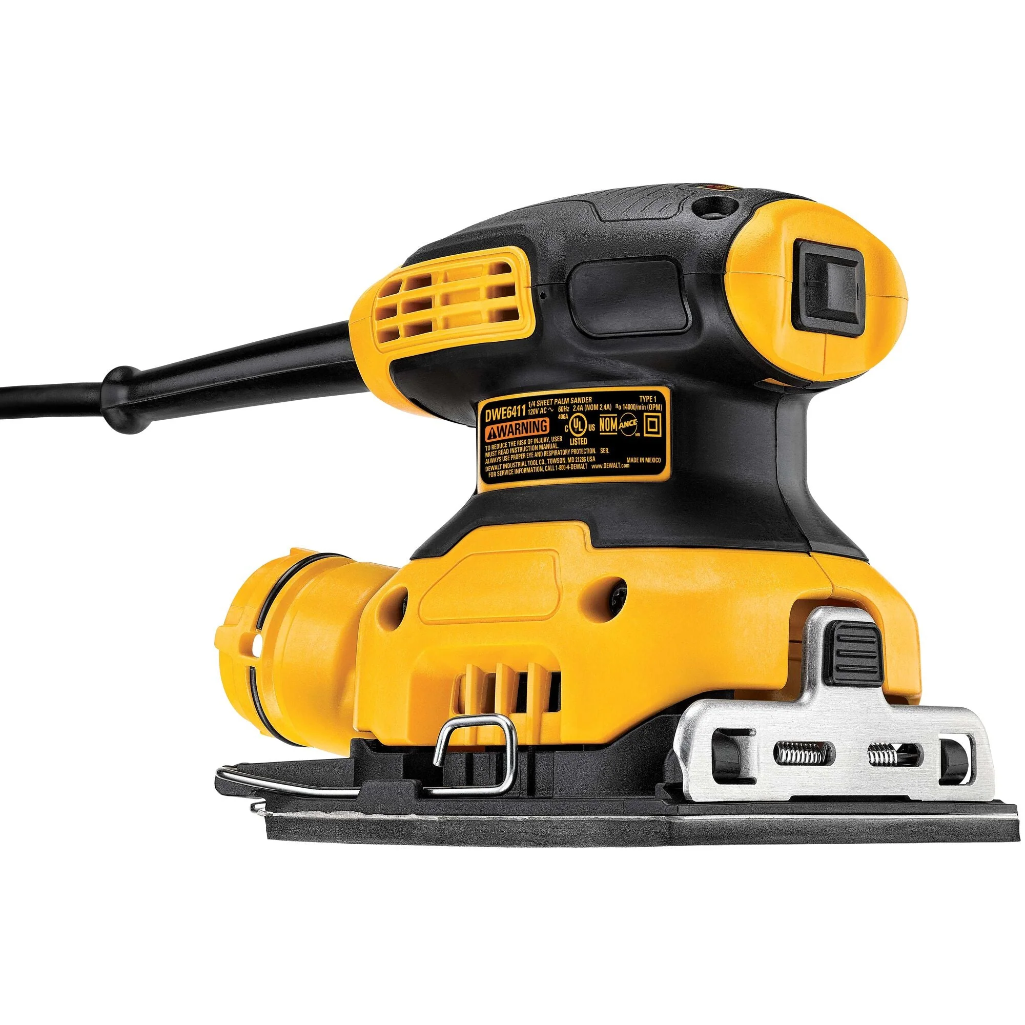 DEWALT Electric Sander, 1/4-Inch Sheet, Orbital