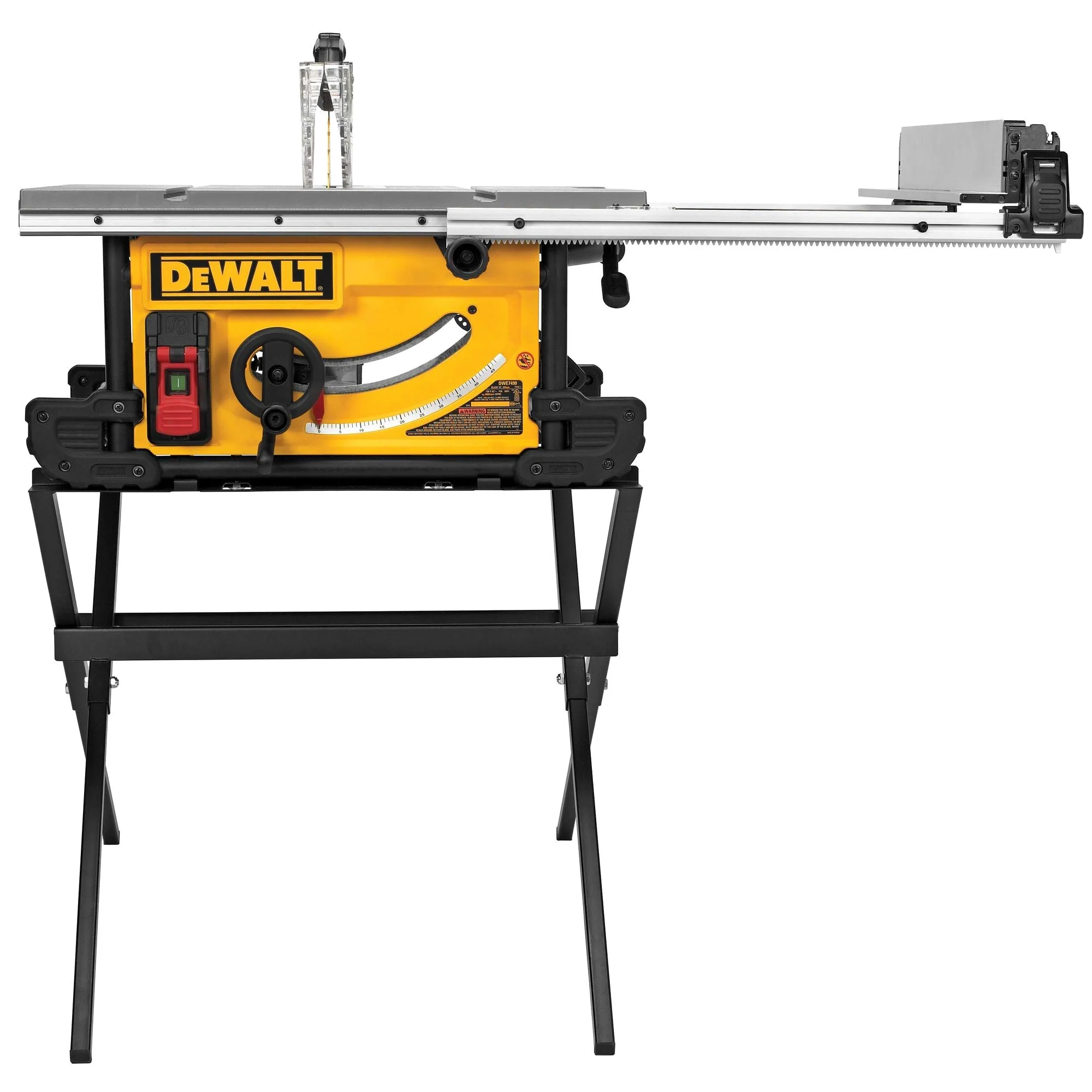 DEWALT 10 In. Table Saw With Scissor Stand
