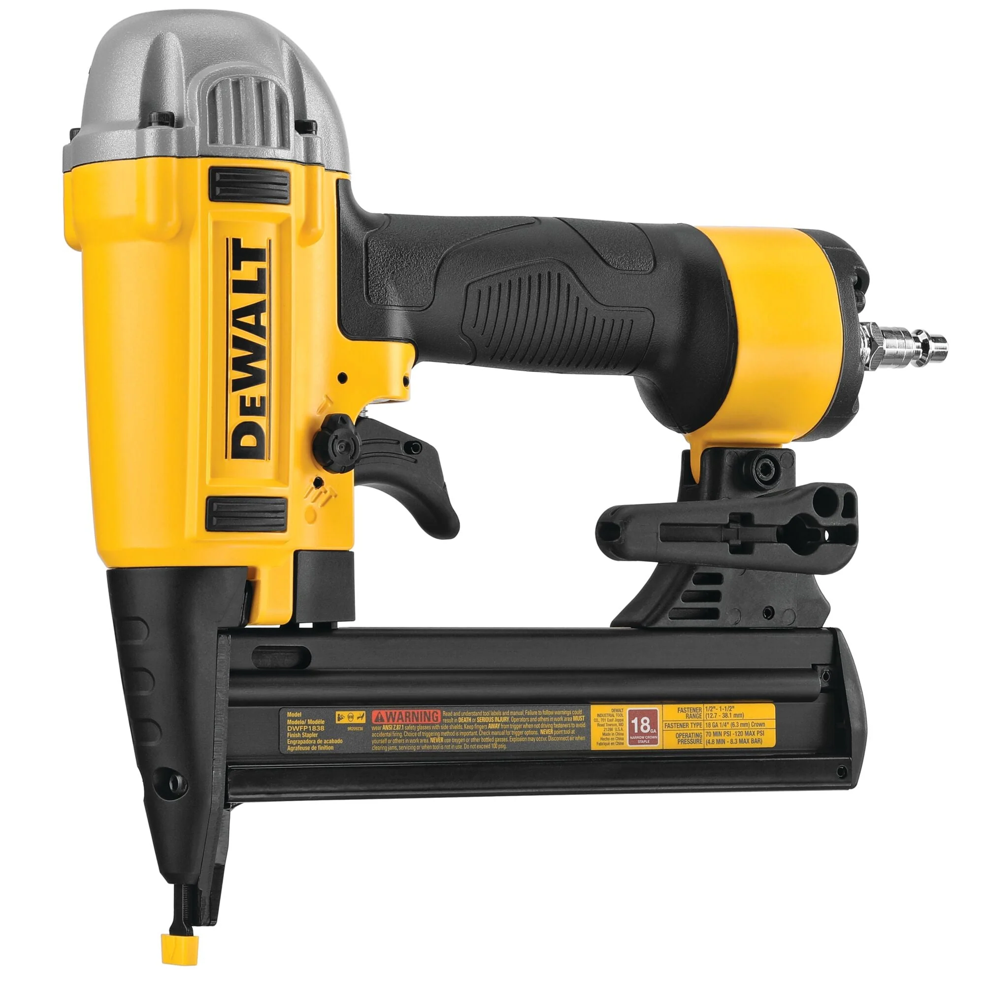 DEWALT 18 Guage 1/4 In Crown 1-1/2 In Stapler