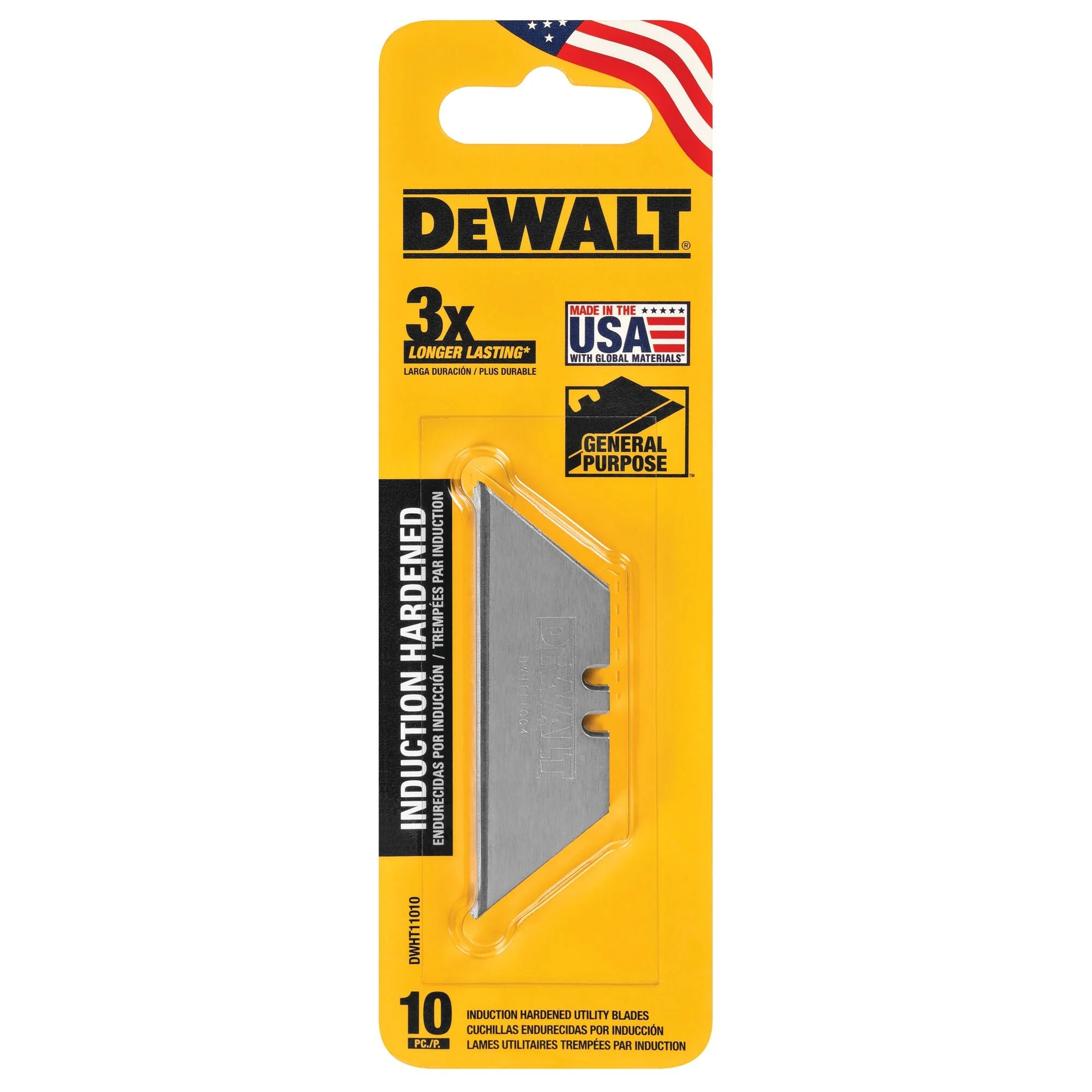 DEWALT 10Pk Induction Hardened Blades