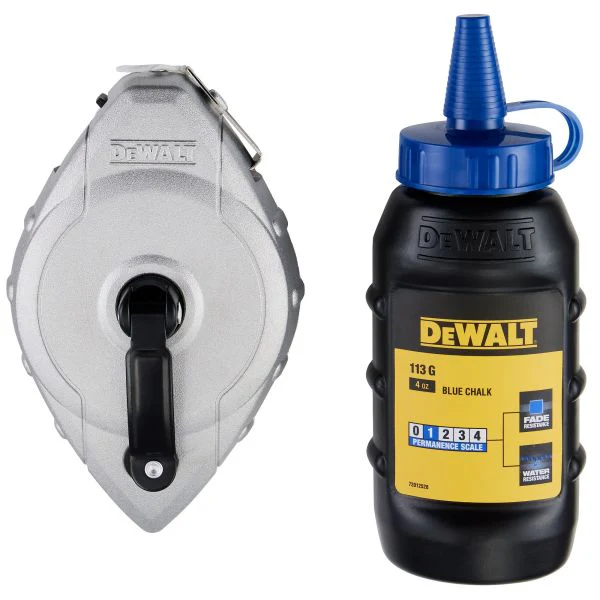 DEWALT Aluminum 1:1 Chalk Reel Kit (Blue)