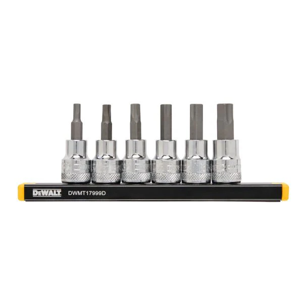 DEWALT 3/8 in. Drive SAE Hex Bit Socket Set (6 pc.)