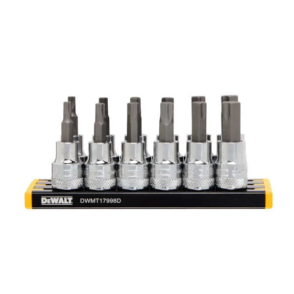 DEWALT 3/8 in. Drive SAE & MM Hex Bit Socket Set (12 pc.)